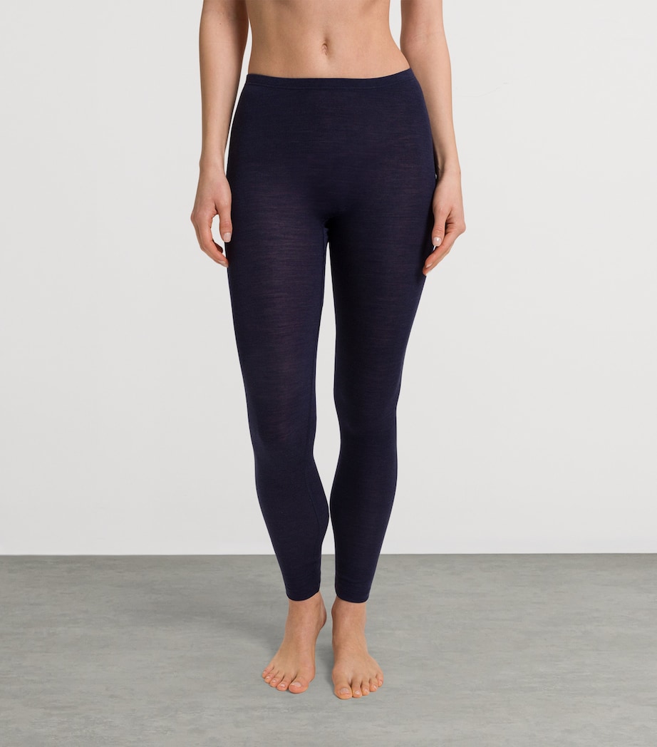 Woolen Silk Leggings NIGHT BLUE Image 3