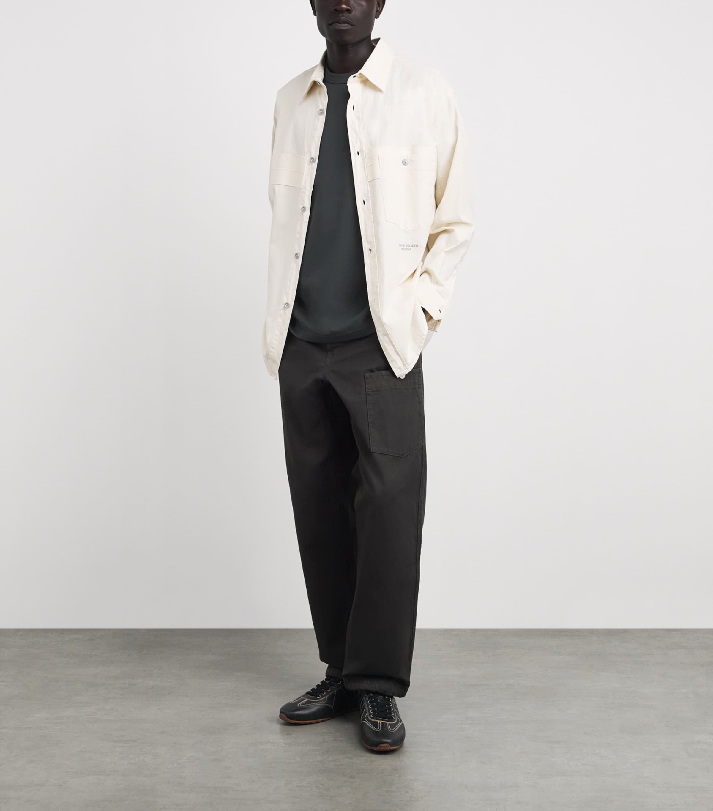 Stone Island Mens Cotton Oversized Marina T-Shirt Image 2