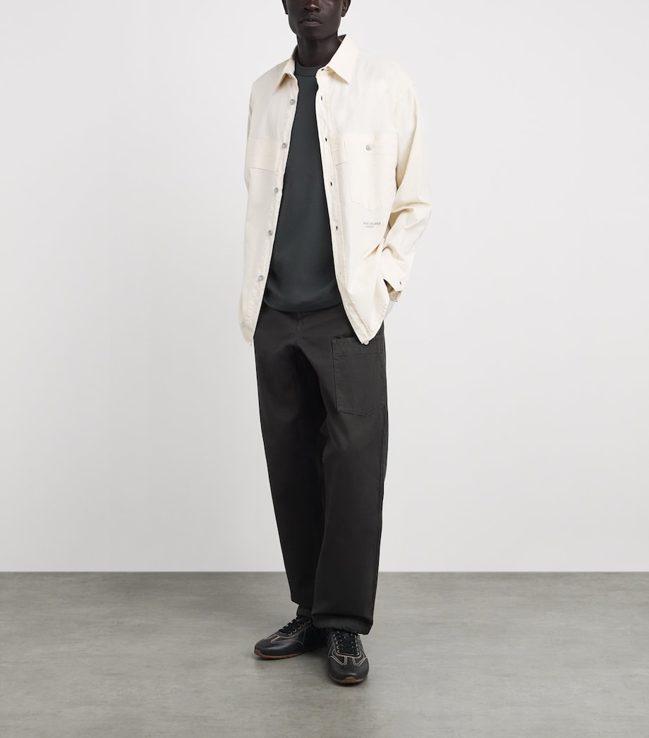 Stone Island Mens Cotton Oversized Marina T-Shirt Image 2