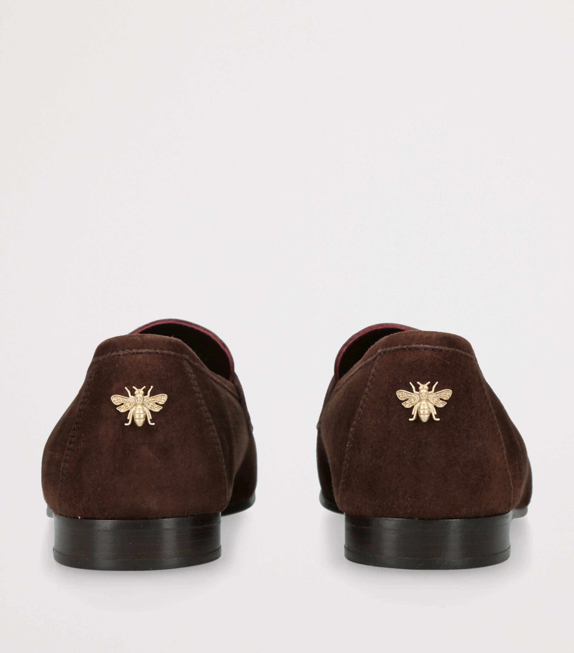 Bougeotte Suede Flaneur Loafers Dark Brown Image 2