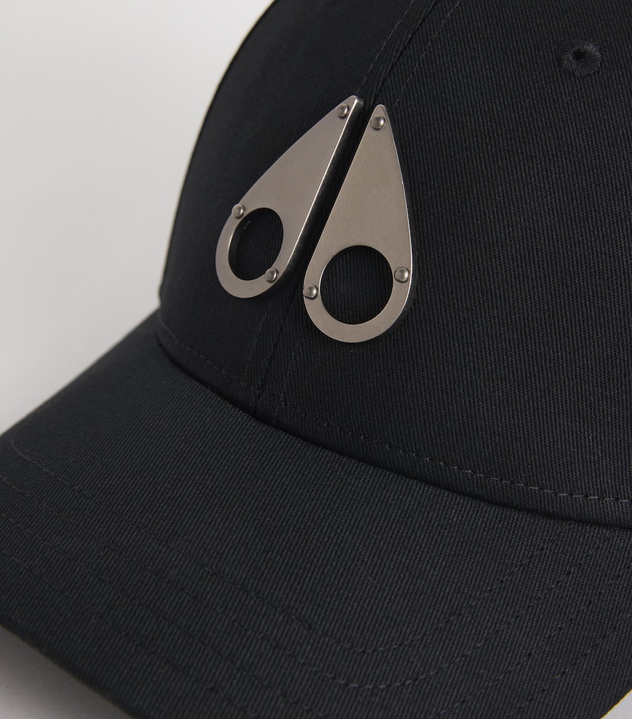 Cotton Logo Baseball Cap BLK/NICKEL LOGO-282 Image 4