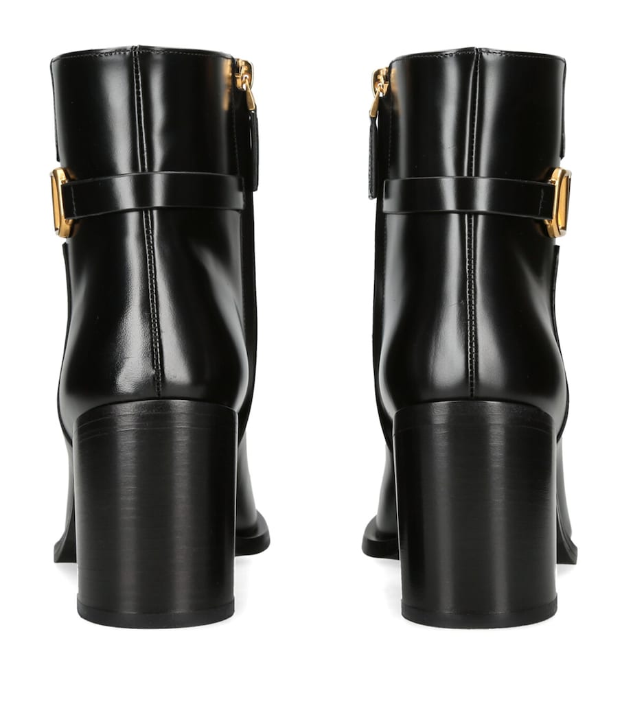 VLogo Signature Ankle Boots 75 BLACK Image 5