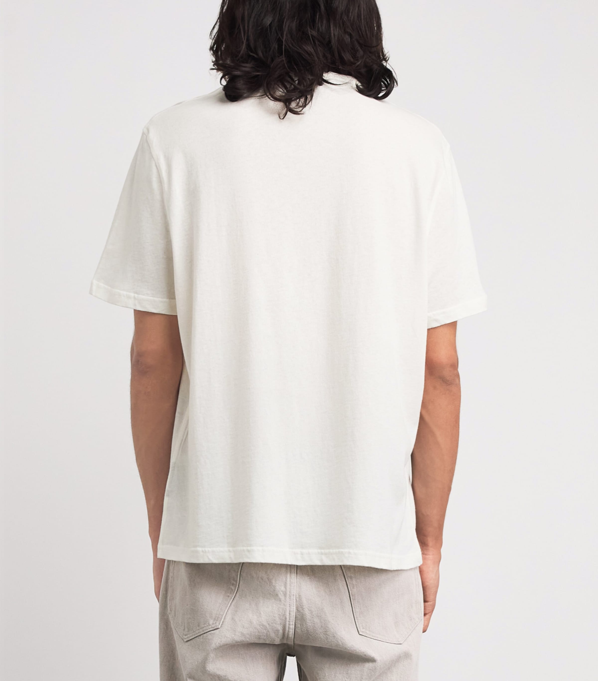 Cole Buxton Mens Cotton Printed CB TX TN T-shirt Vintage White Image 5