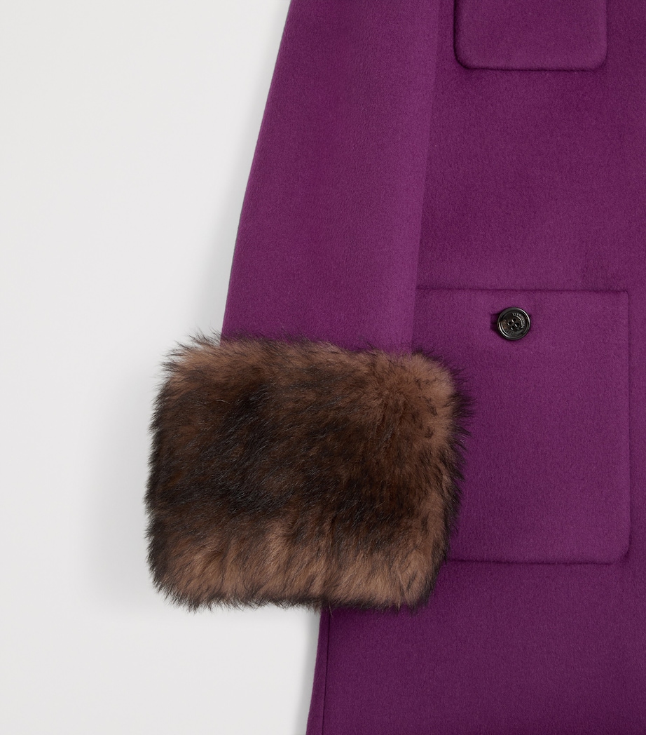 Valentino Womens Virgin Wool-Cashmere Coat Image 7