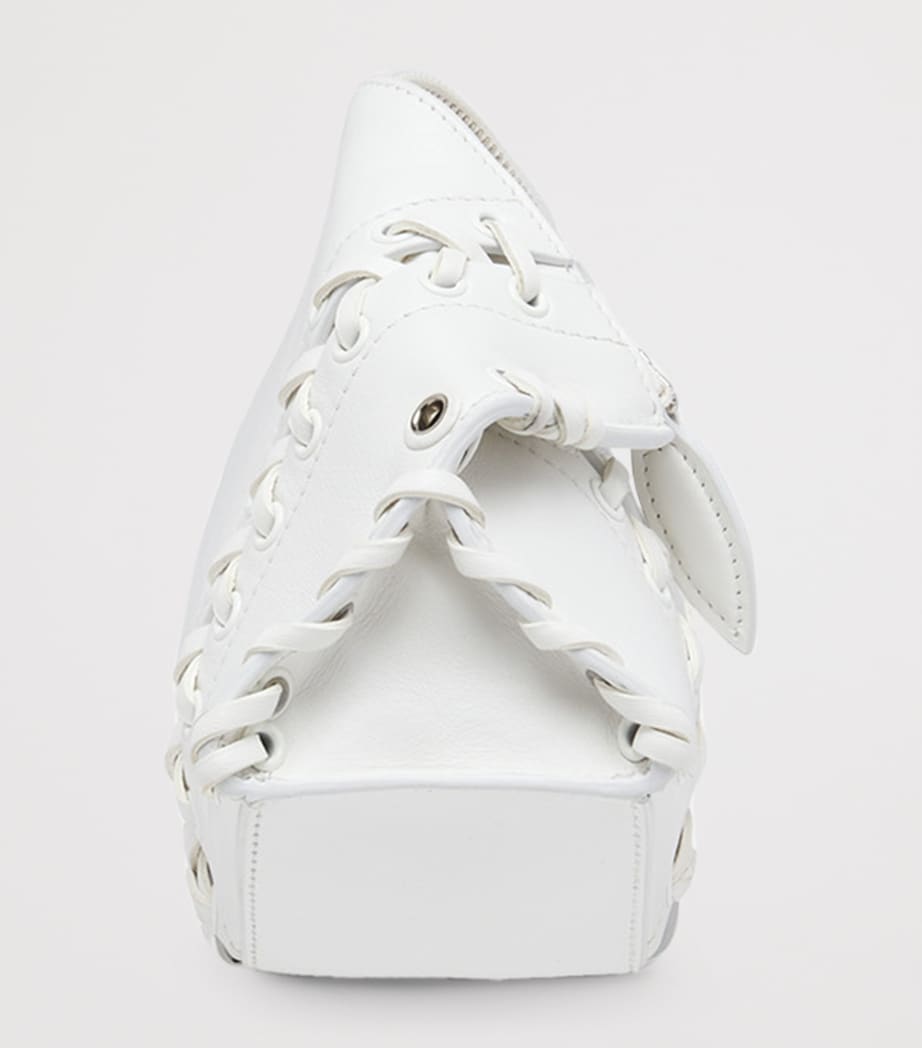 McQueen Leather Manta Clutch Bag Image 4