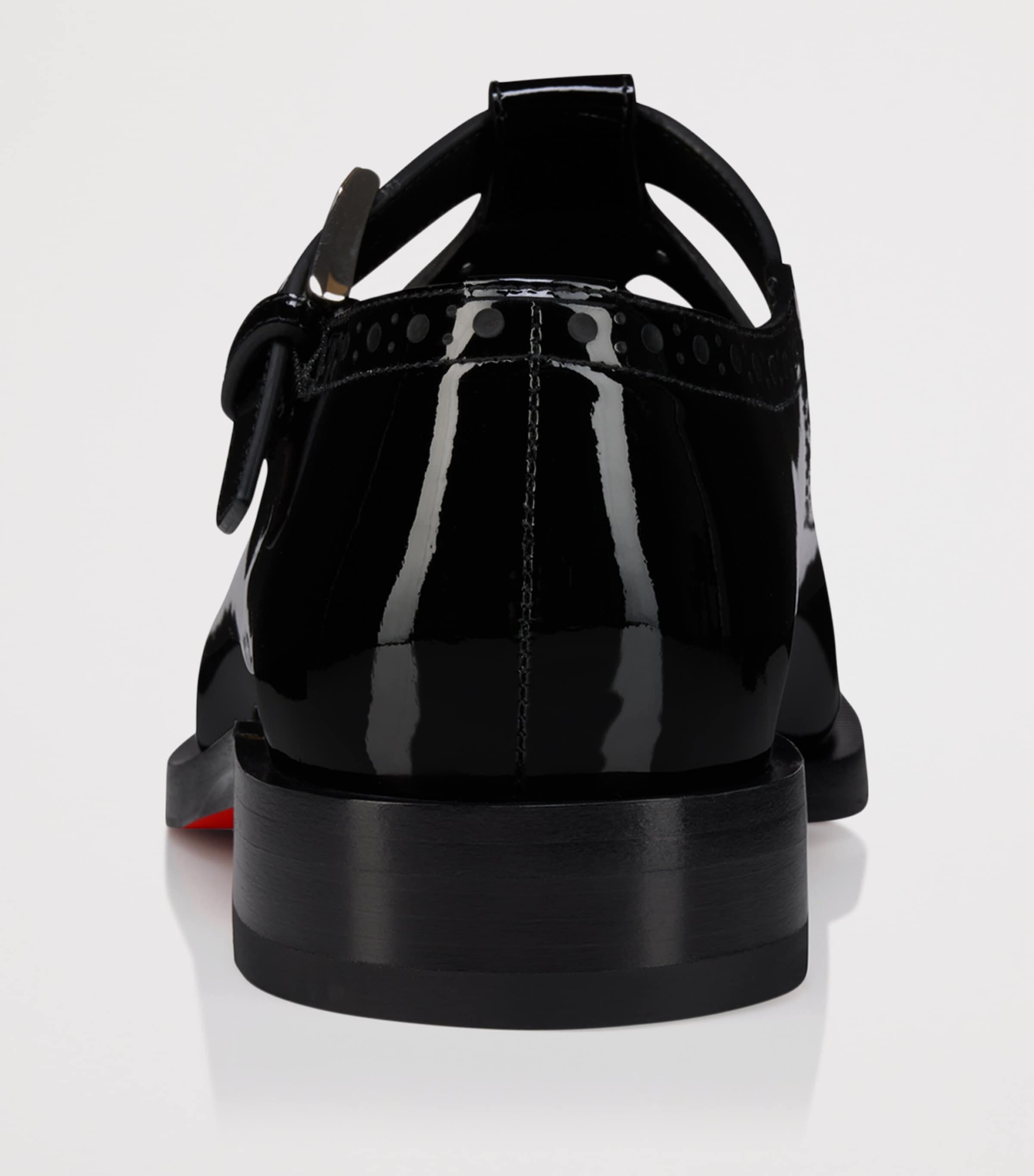 Christian Louboutin Marc Poppin Patent Mary Jane Loafers Image 4