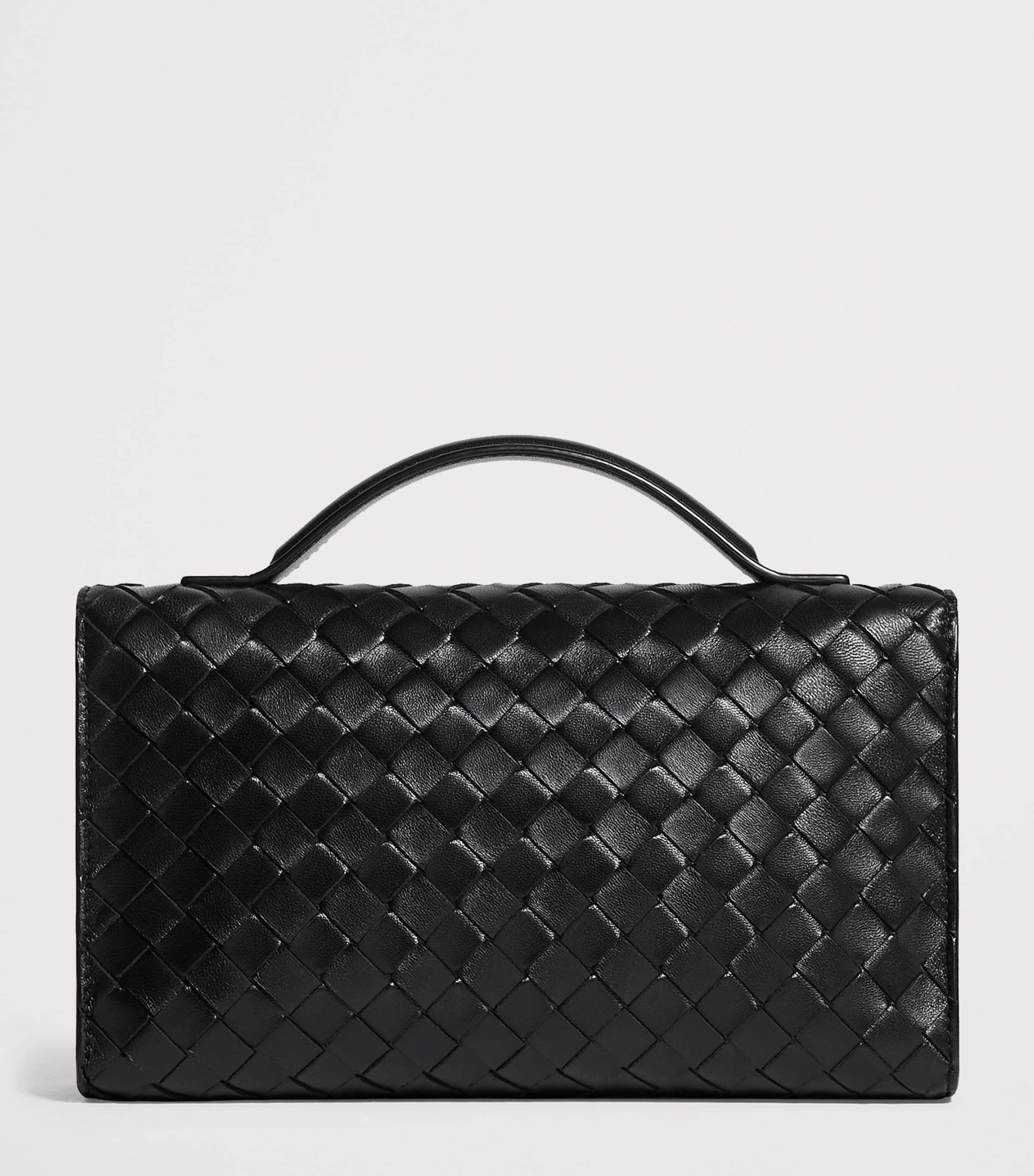 Bottega Veneta Leather Andiamo Top-Handle Bag Image 6
