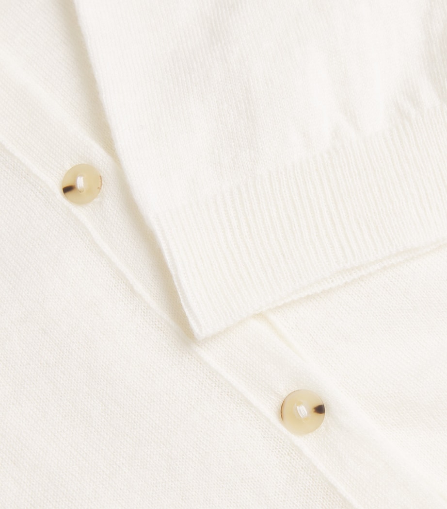 Wool-Blend Knitted Blouse 101OWH-OFF WHITE Image 5