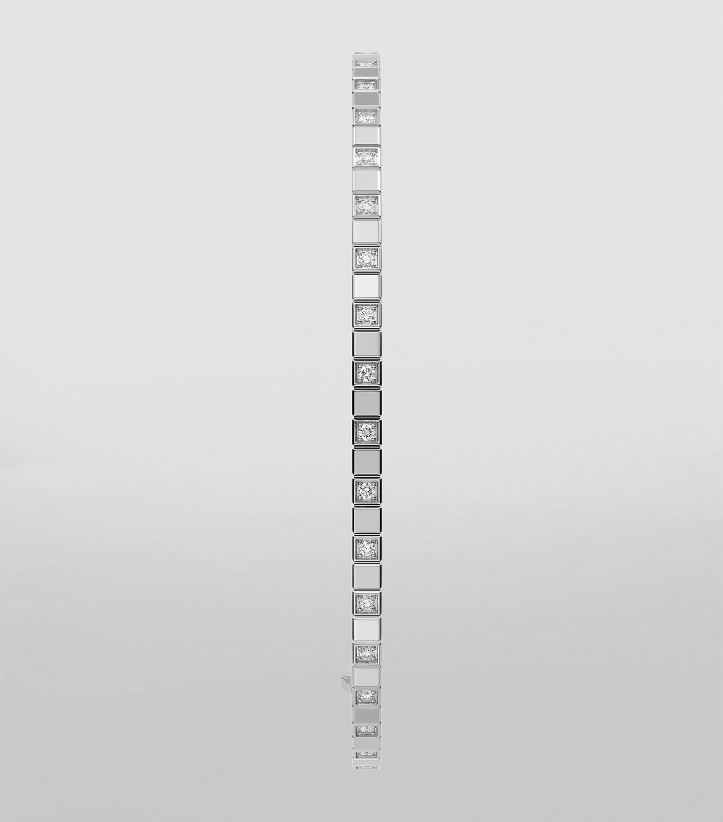 White Gold and Diamond Ice Cube Bangle 18K WHITE GOLD Image 5