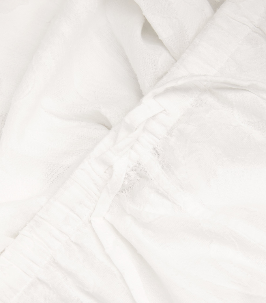 Floral Jacquard Pyjama Trousers OFF WHITE Image 5