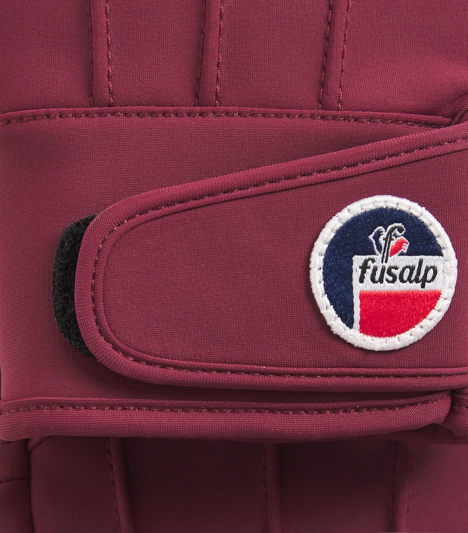 Glacier W Softshell Ski Gloves 2037ACAJOU/NOIR Image 2