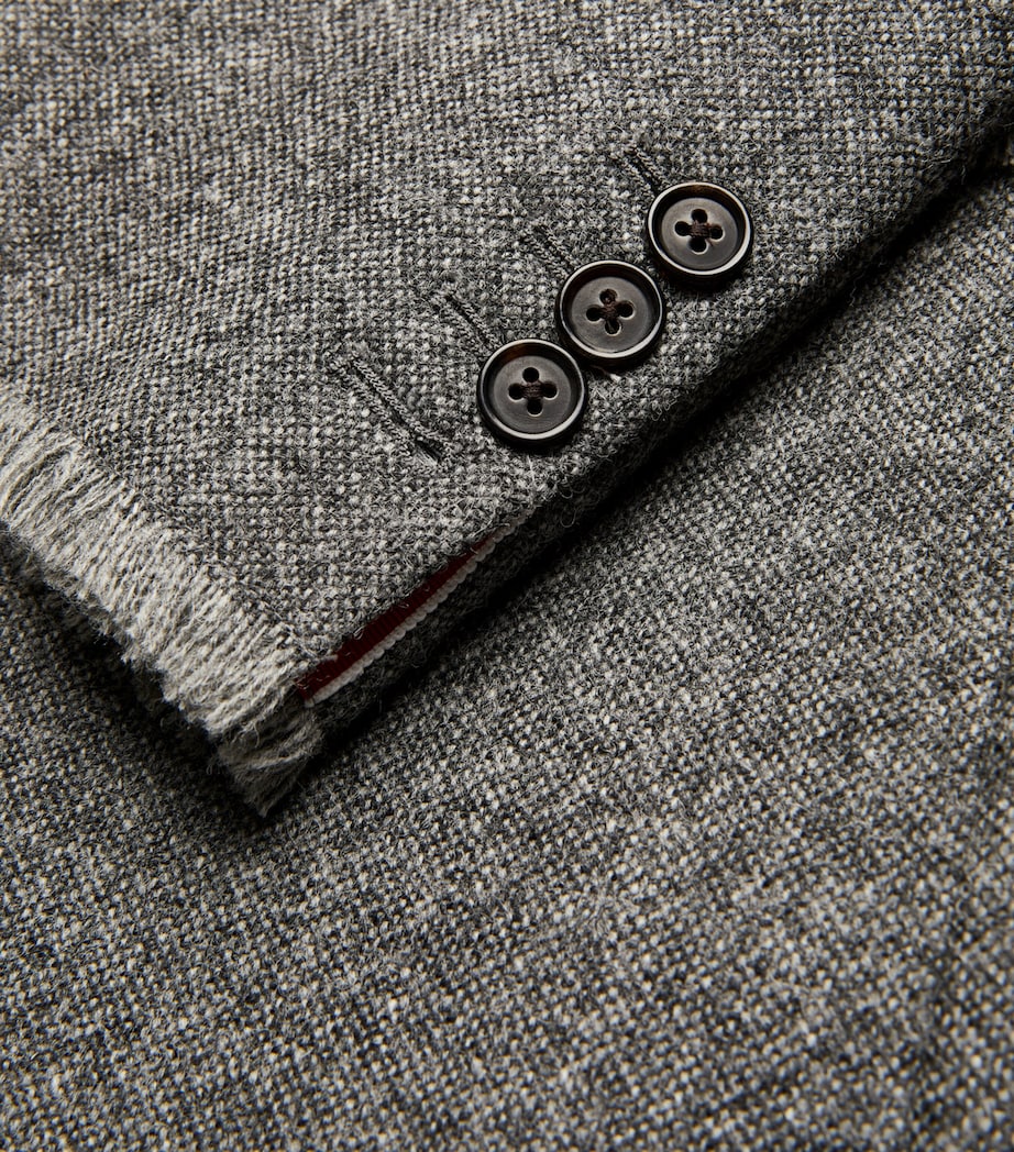Wide-Lapel Overcoat MED GREY Image 5