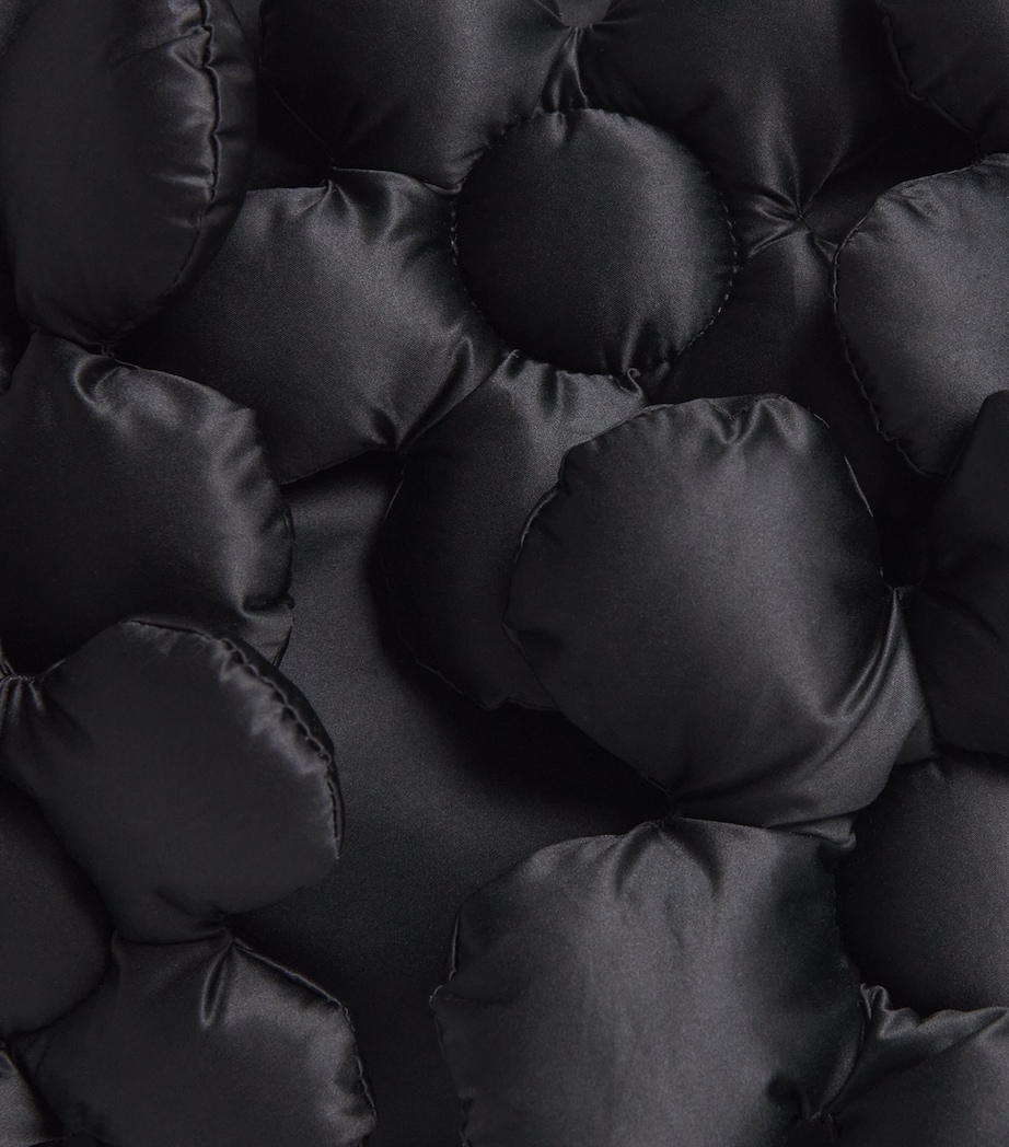 Monnalisa Quilted Flower Bag Nero Image 3