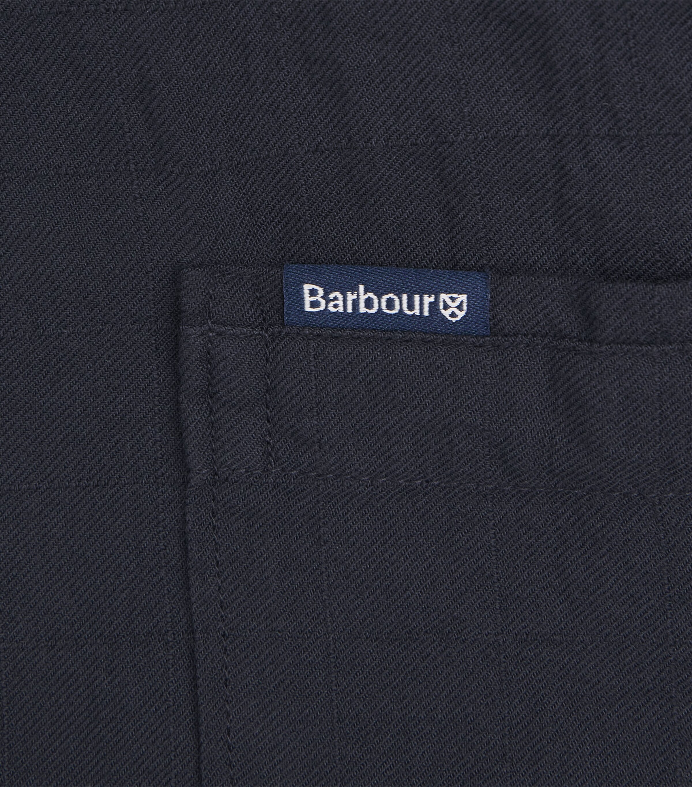 Barbour Mens Cotton Ripstop Kingswood Shirt Dark Navy Image 6