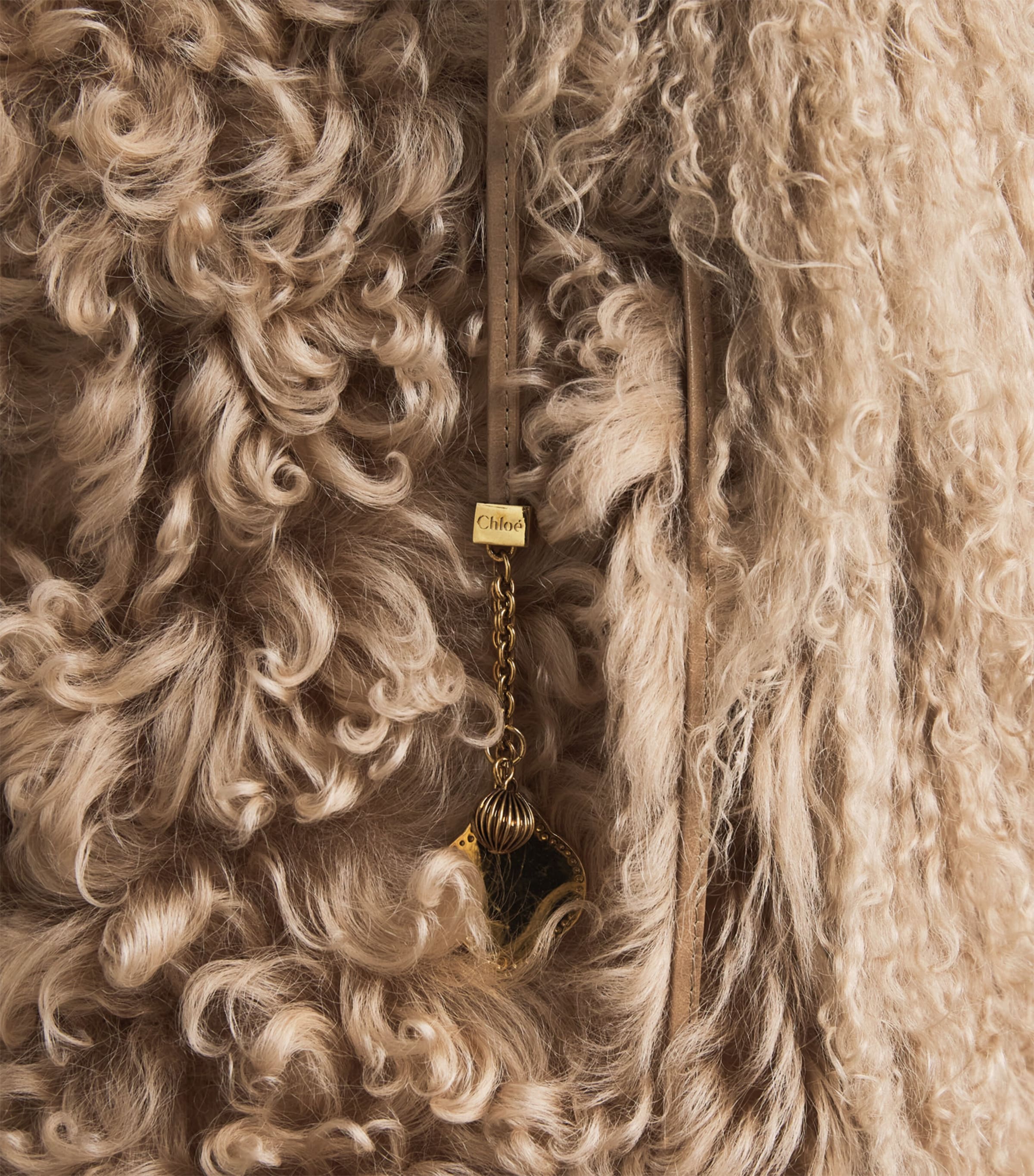 Cashmere Longline Coat MUSTANG BROWN Image 5