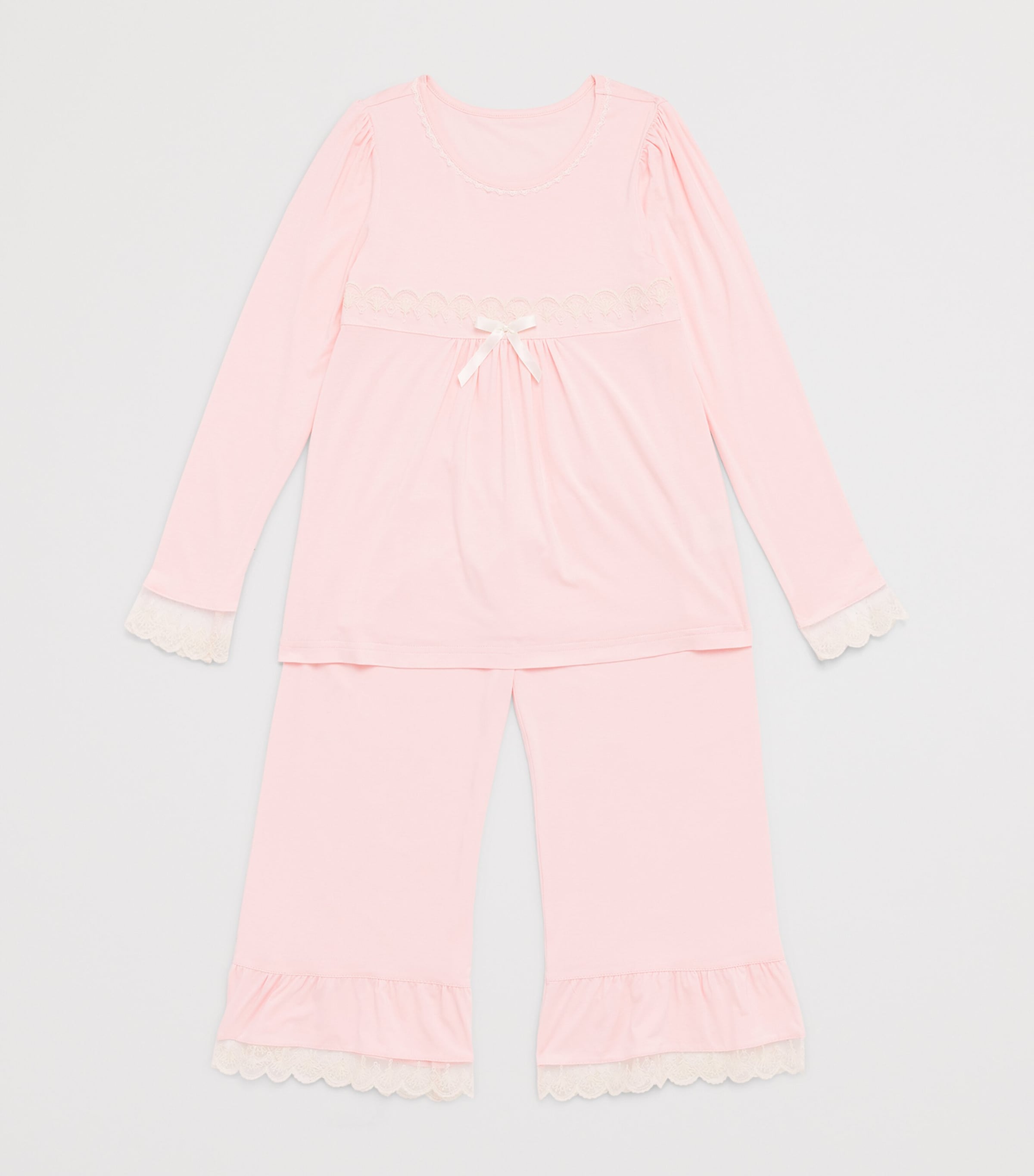 Amiki Leila Pyjama Set (2-14 Years) Baby Pink Image 3