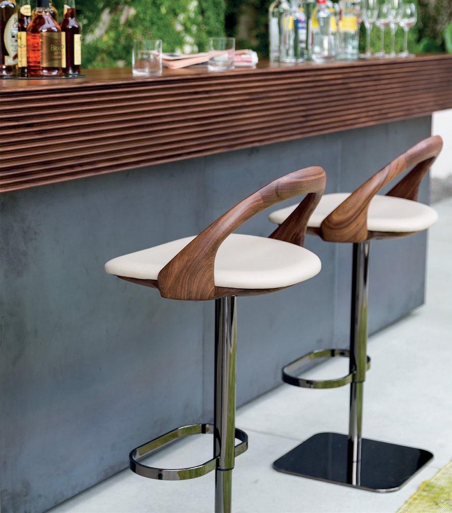 Walnut Ester Sagbello Bar Stool WALNUT Image 2