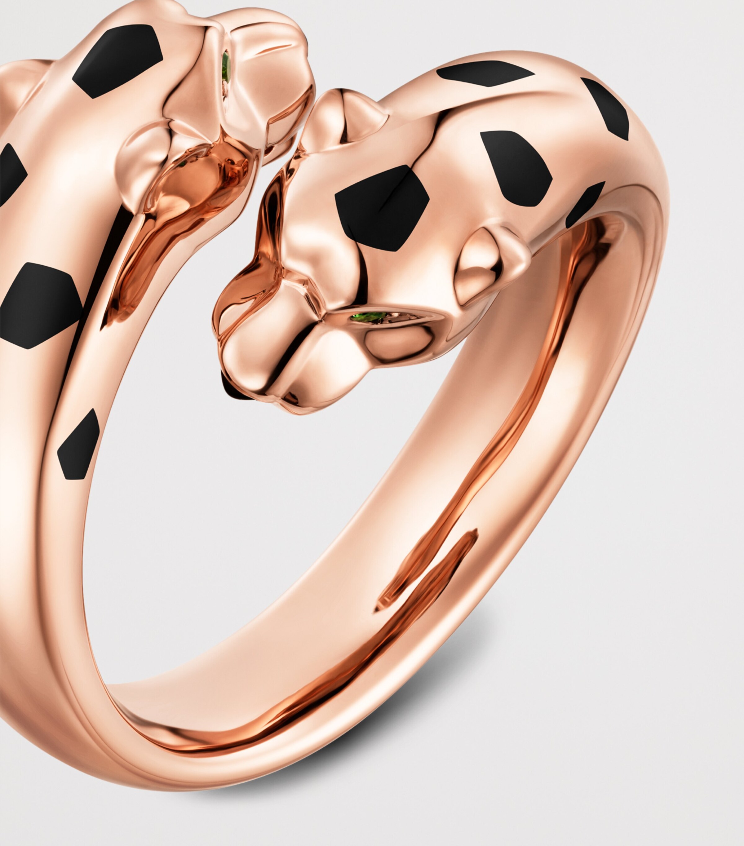 Cartier Rose Gold, Tsavorite Garnet and Onyx Panthère de Cartier Ring Rose Gold Image 3