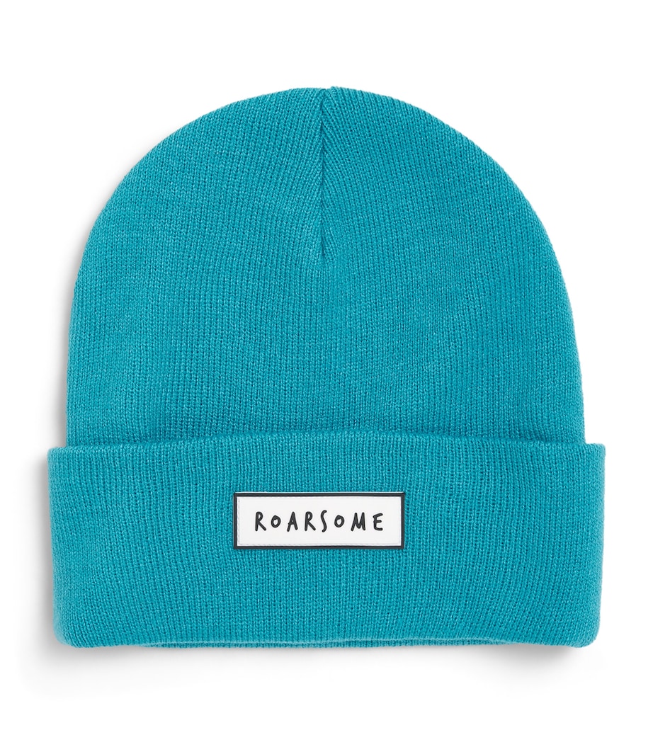 Roarsome Logo-Patch Beanie Blue Image 1