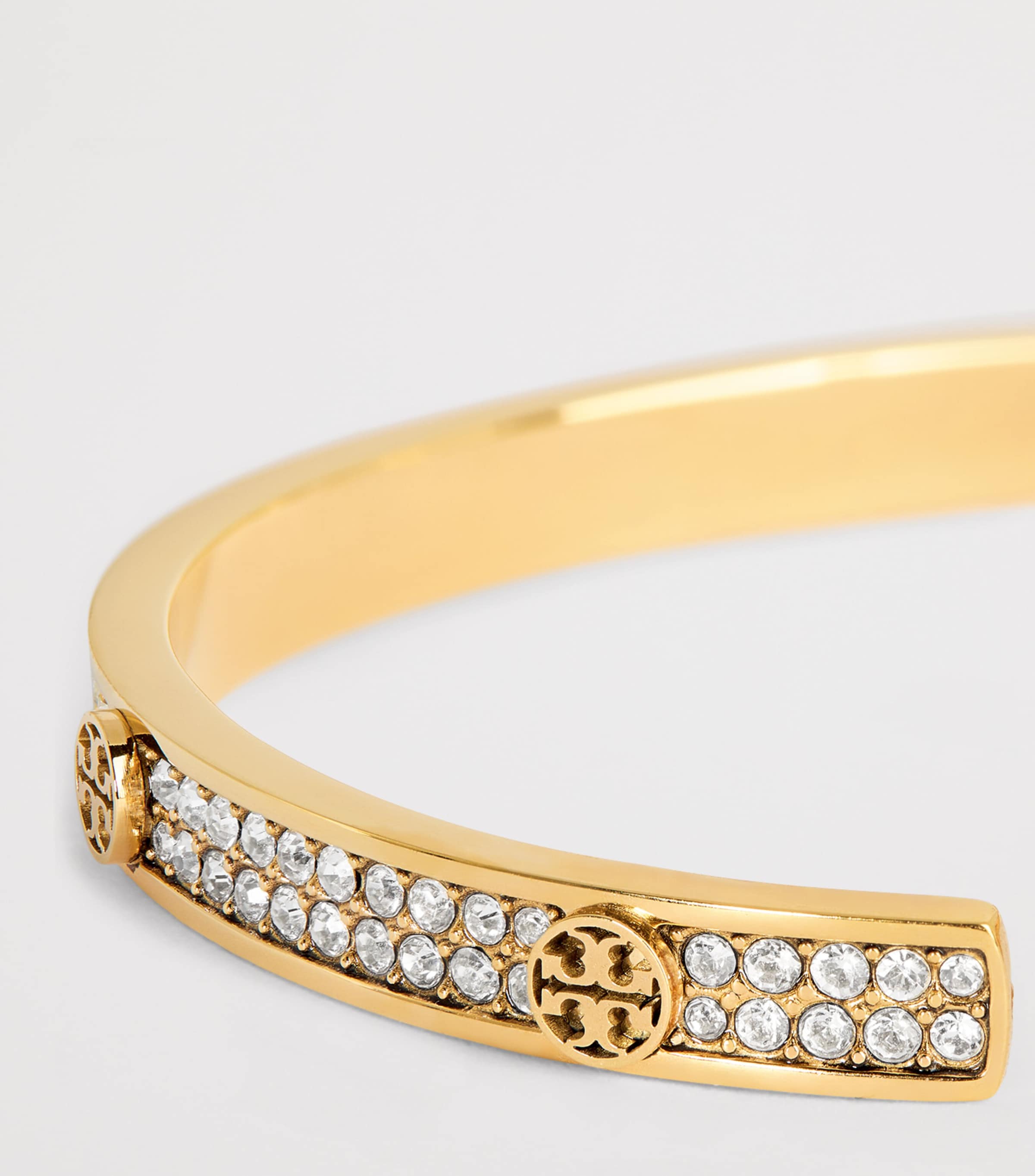 Icon Pavé Cuff Bracelet TORY GOLD / CRYSTAL Image 4