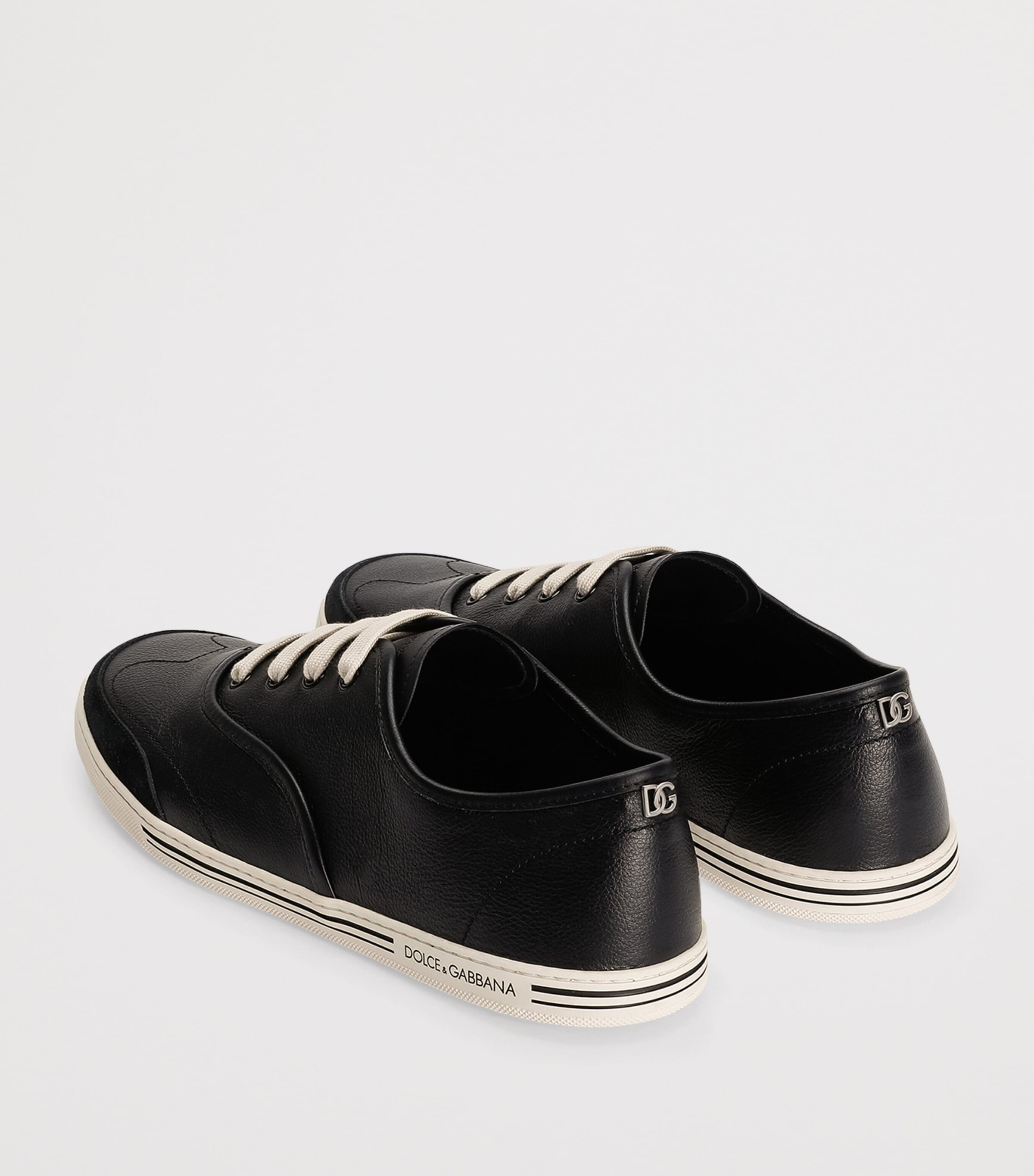 Leather Saint Tropez Sneakers 8B956 BLACK/BLA Image 3