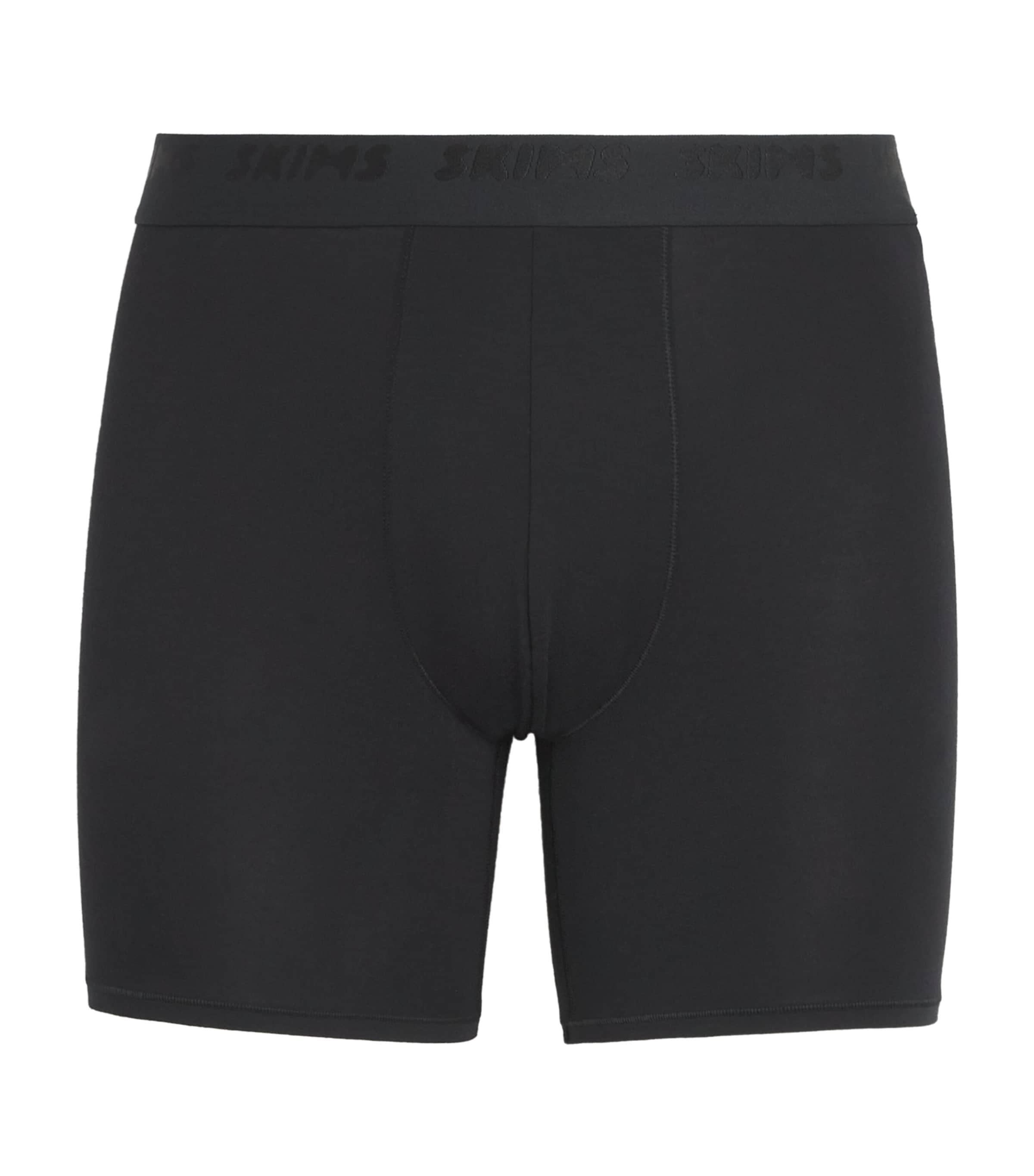 Skims Stretch Boxer Briefs In Black