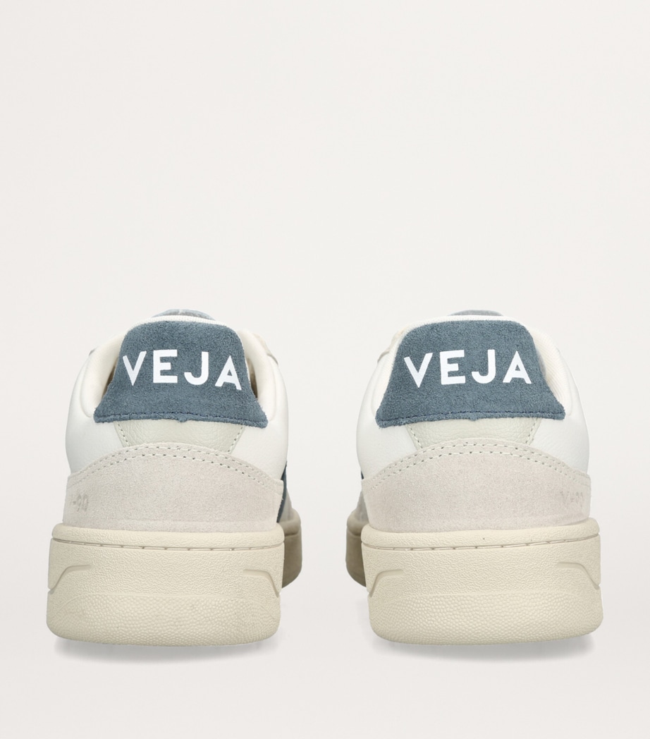 Leather V-90 Sneakers WHITE/NAVY Image 2