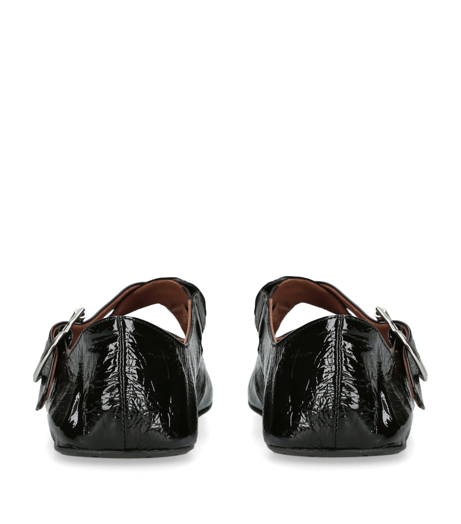 Alaïa Patent Leather Criss Cross Pumps Black Image 2