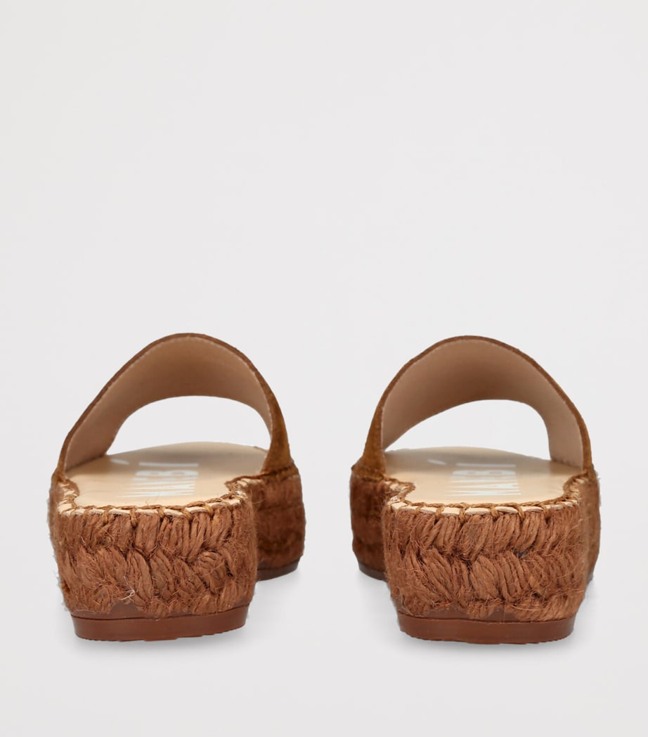 Manebi Suede Sandals Mid Brown Image 2
