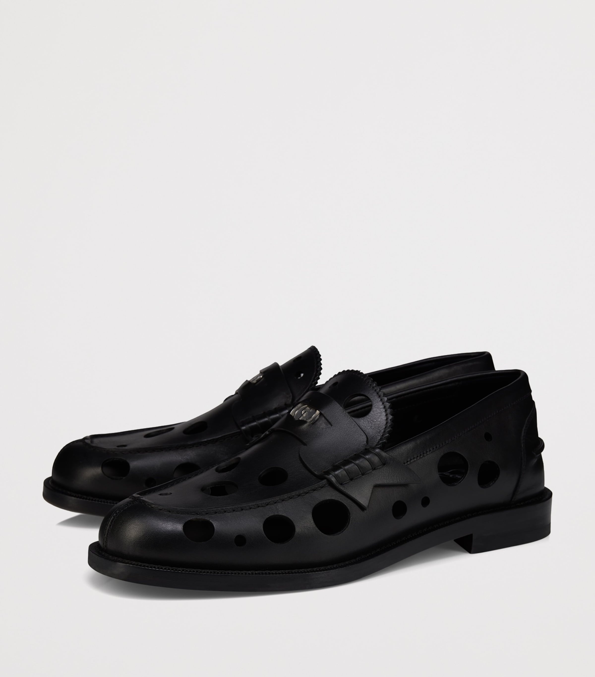 Christian Louboutin The Plato Dots Leather Loafers Image 3