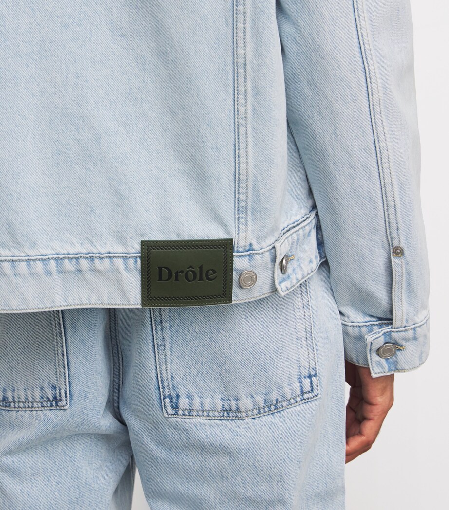 Cord-Collar Denim Jacket LBE / LIGHT BLUE Image 6
