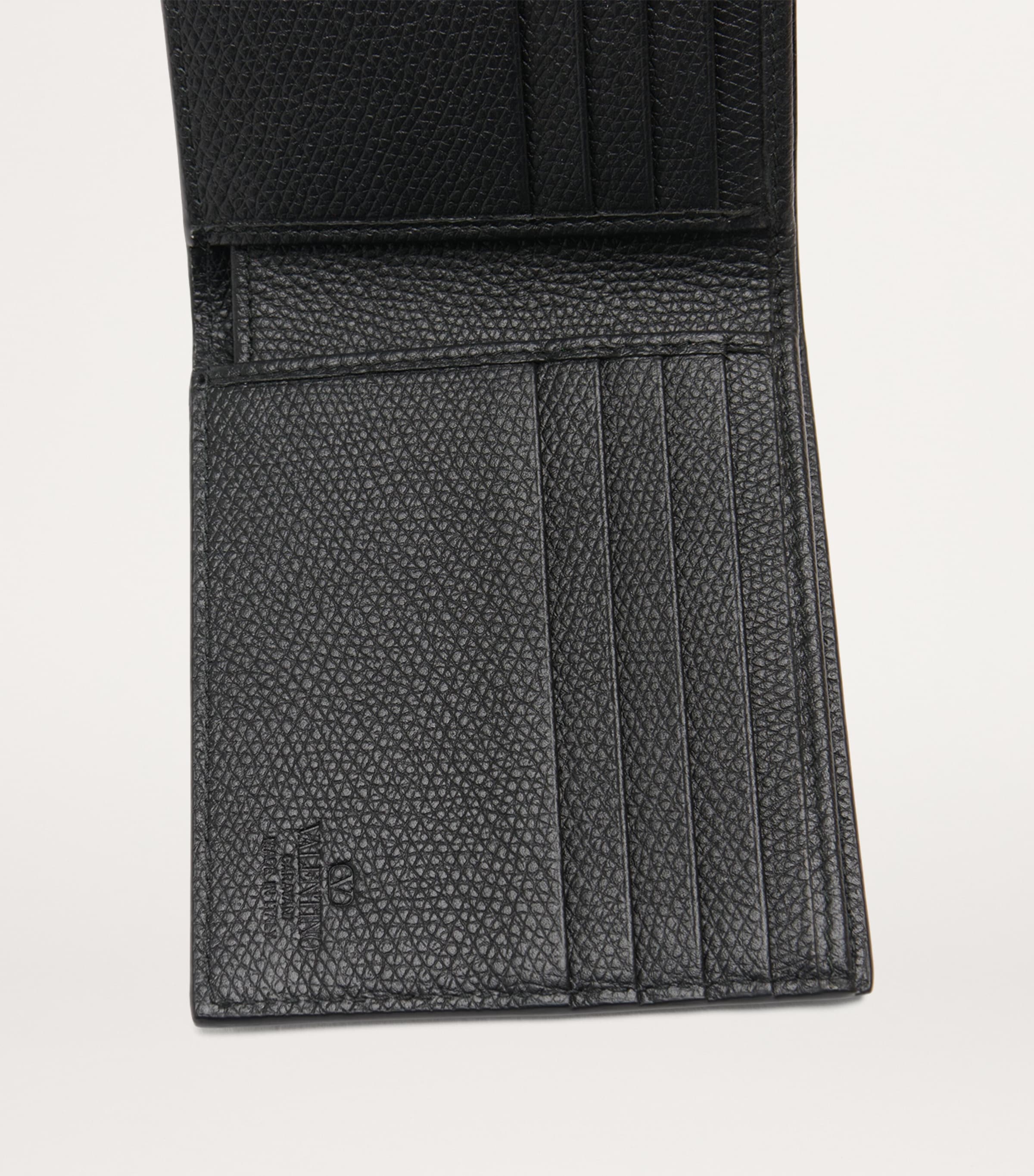 Leather VLogo Signature Wallet 0NO Image 4