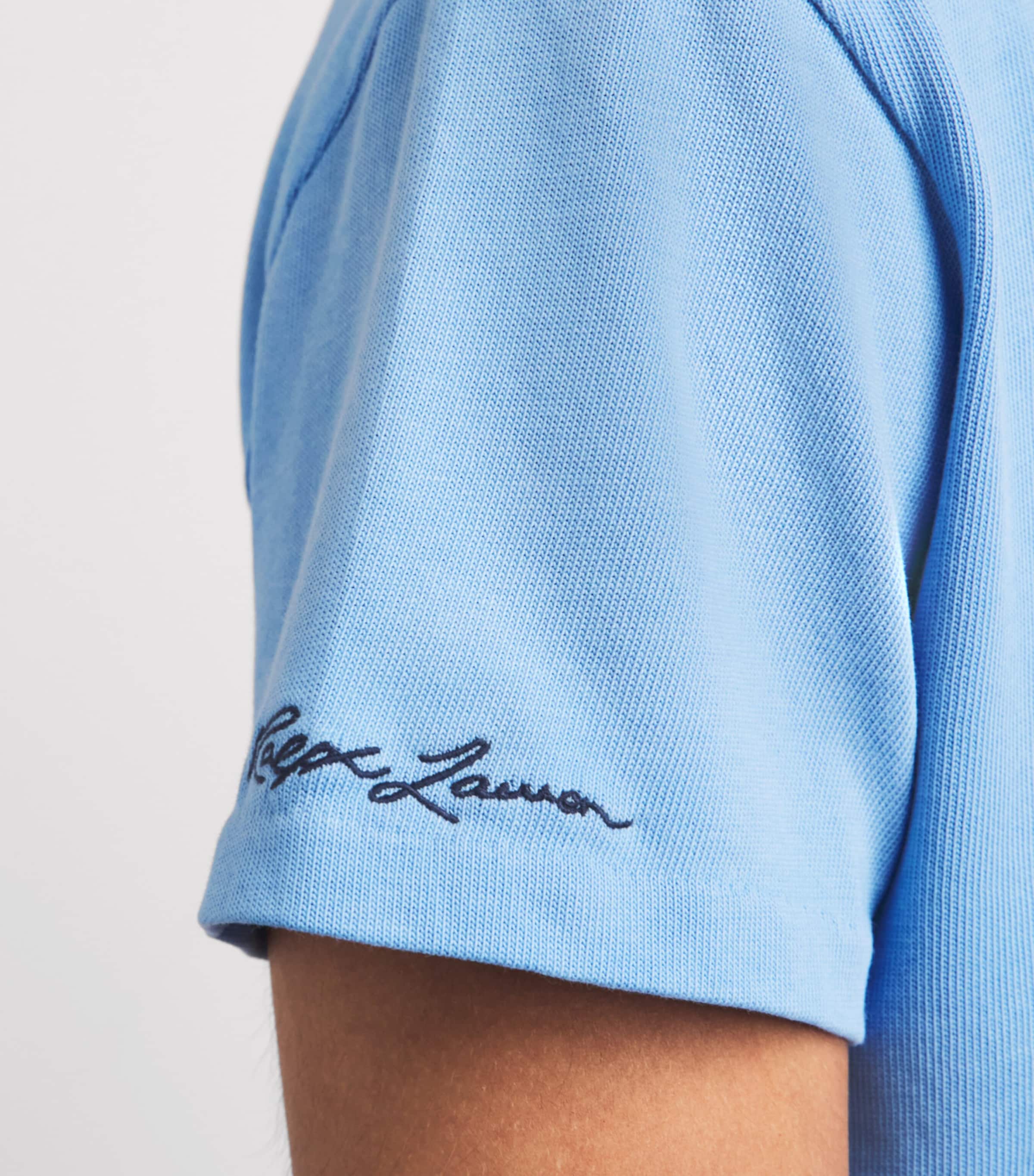 Polo Ralph Lauren Mens Cotton NY Yankees T-Shirt Blue Lagoon Image 3