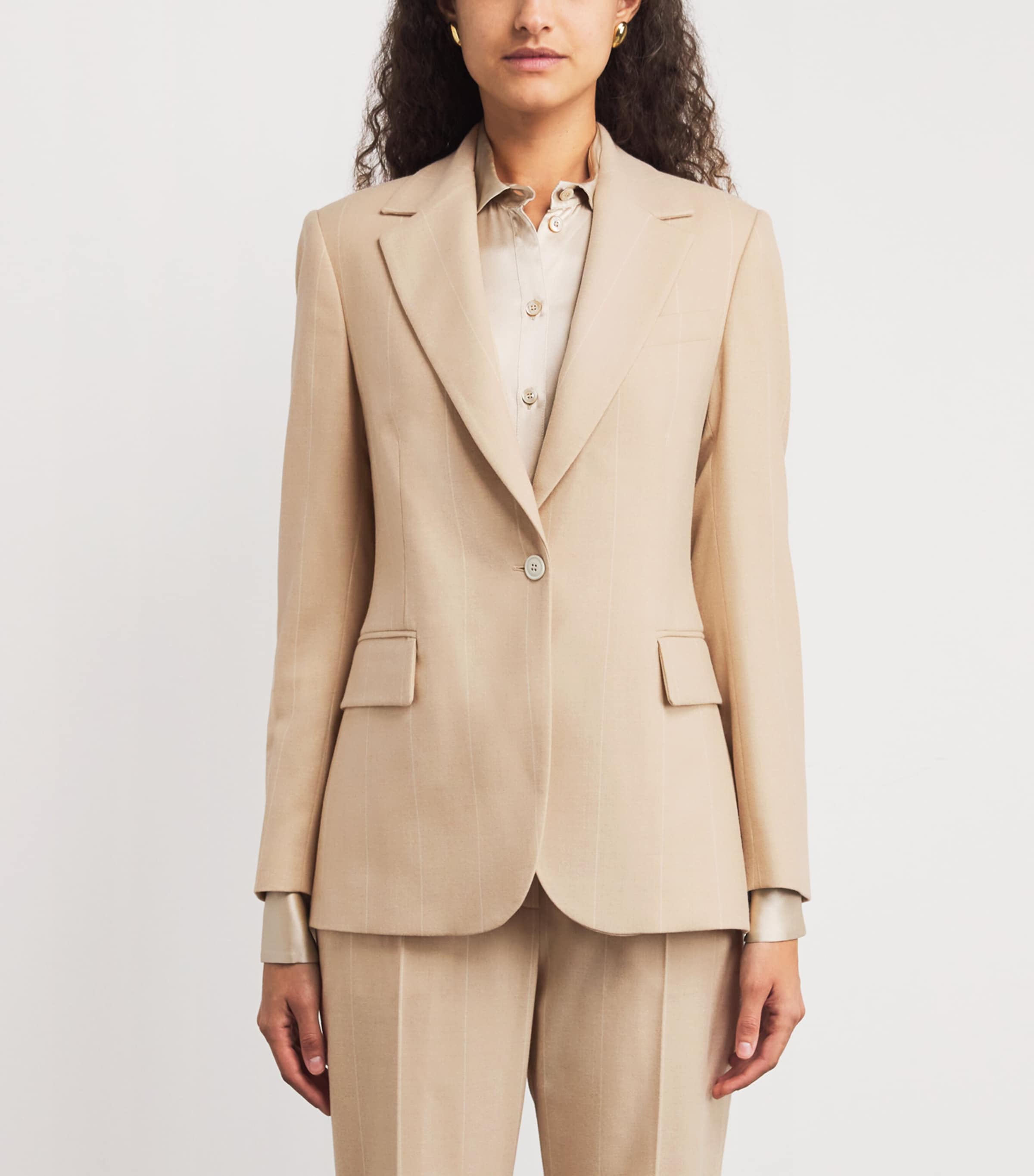 Wool Stripe Blazer SABBIA Image 3