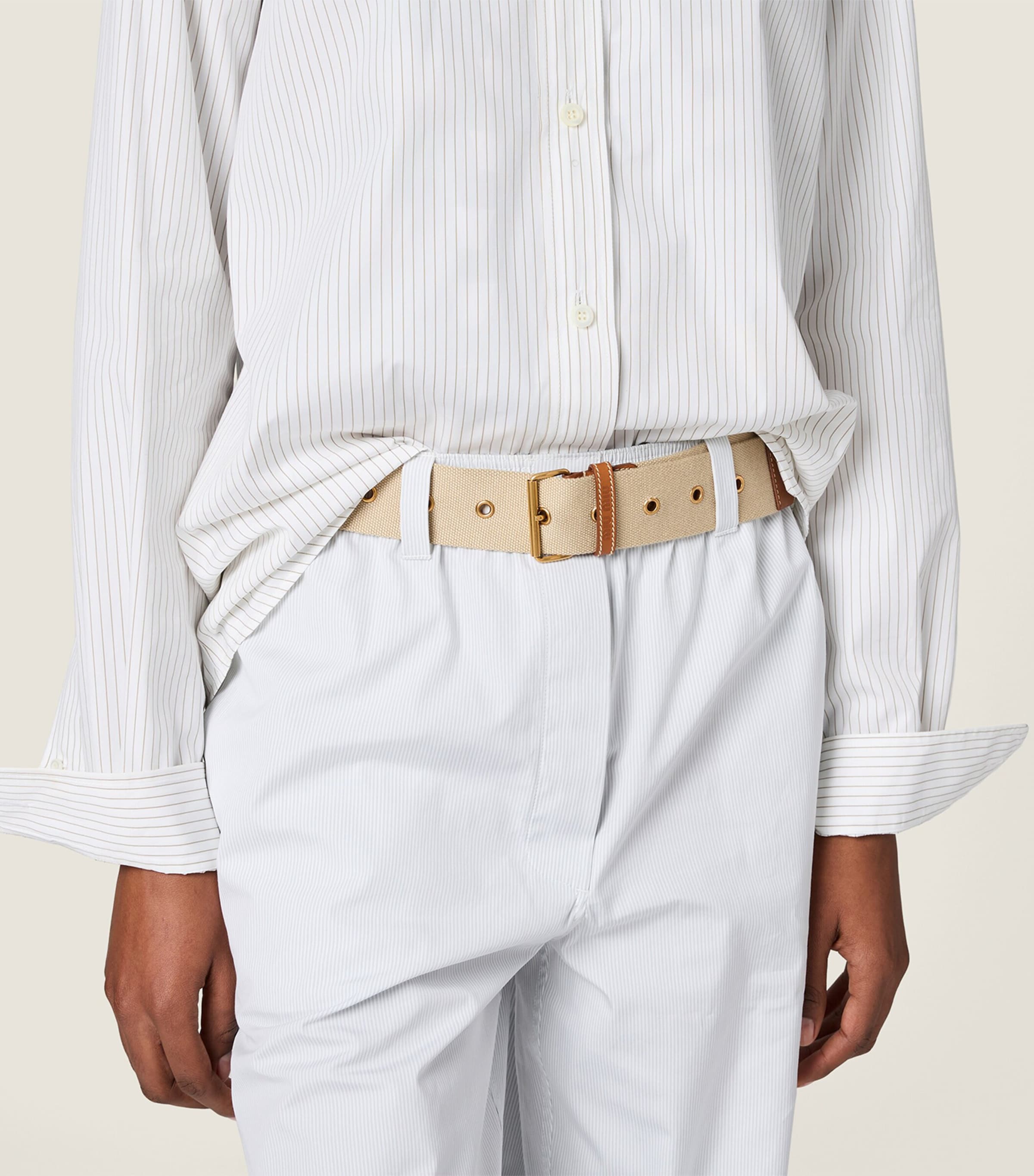 Miu Miu Womens Cotton Stripe Shirt Image 5