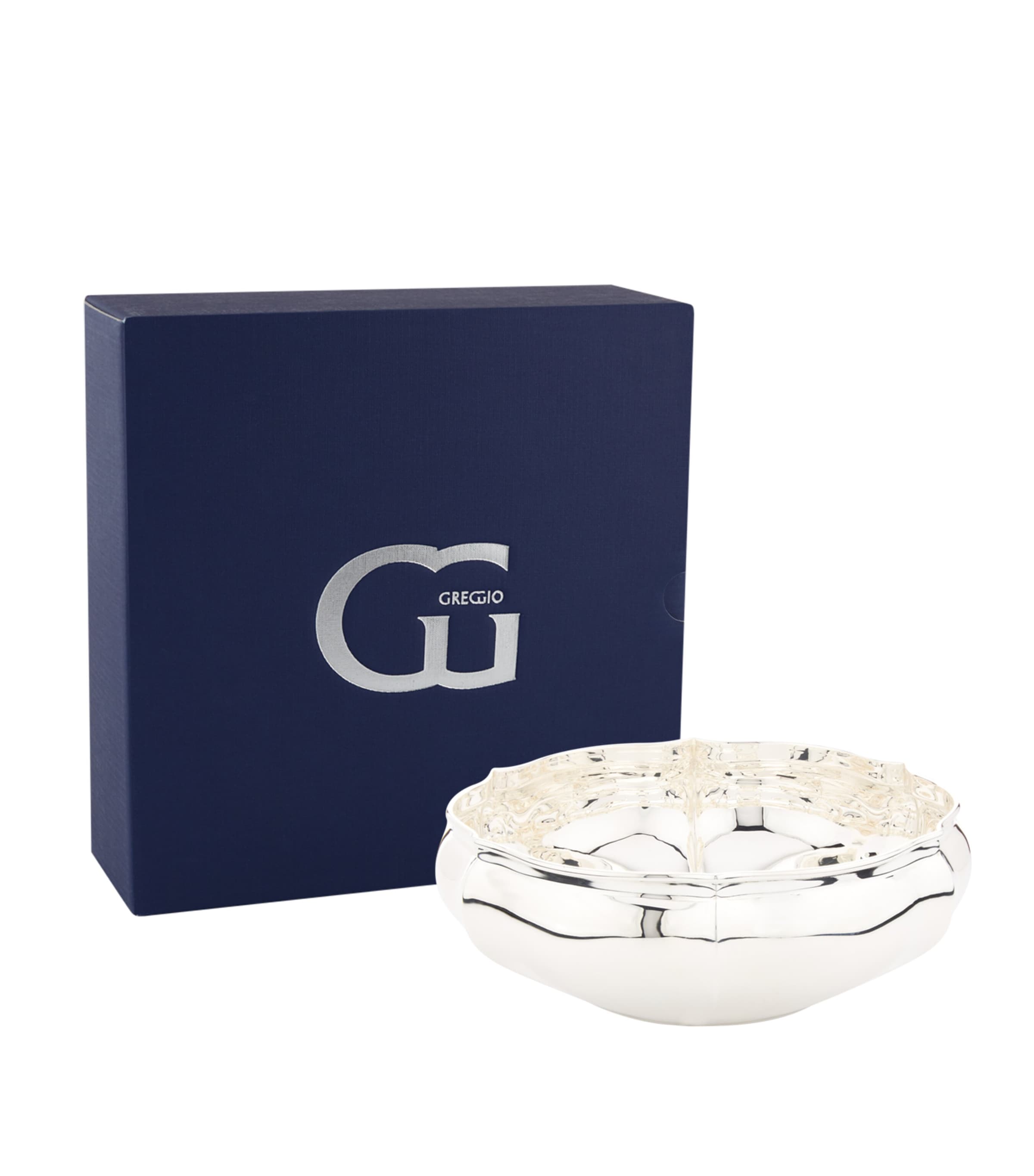 Silver Plated Georgian Centrepiece Bowl (20cm) SILVER Image 1