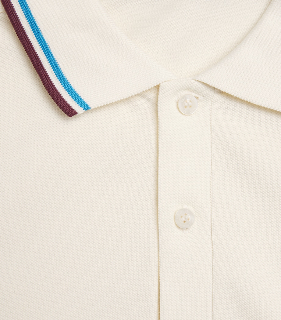 Twin Tipped Polo Shirt Z46-ECR/CRTBLU/OXBLO Image 5