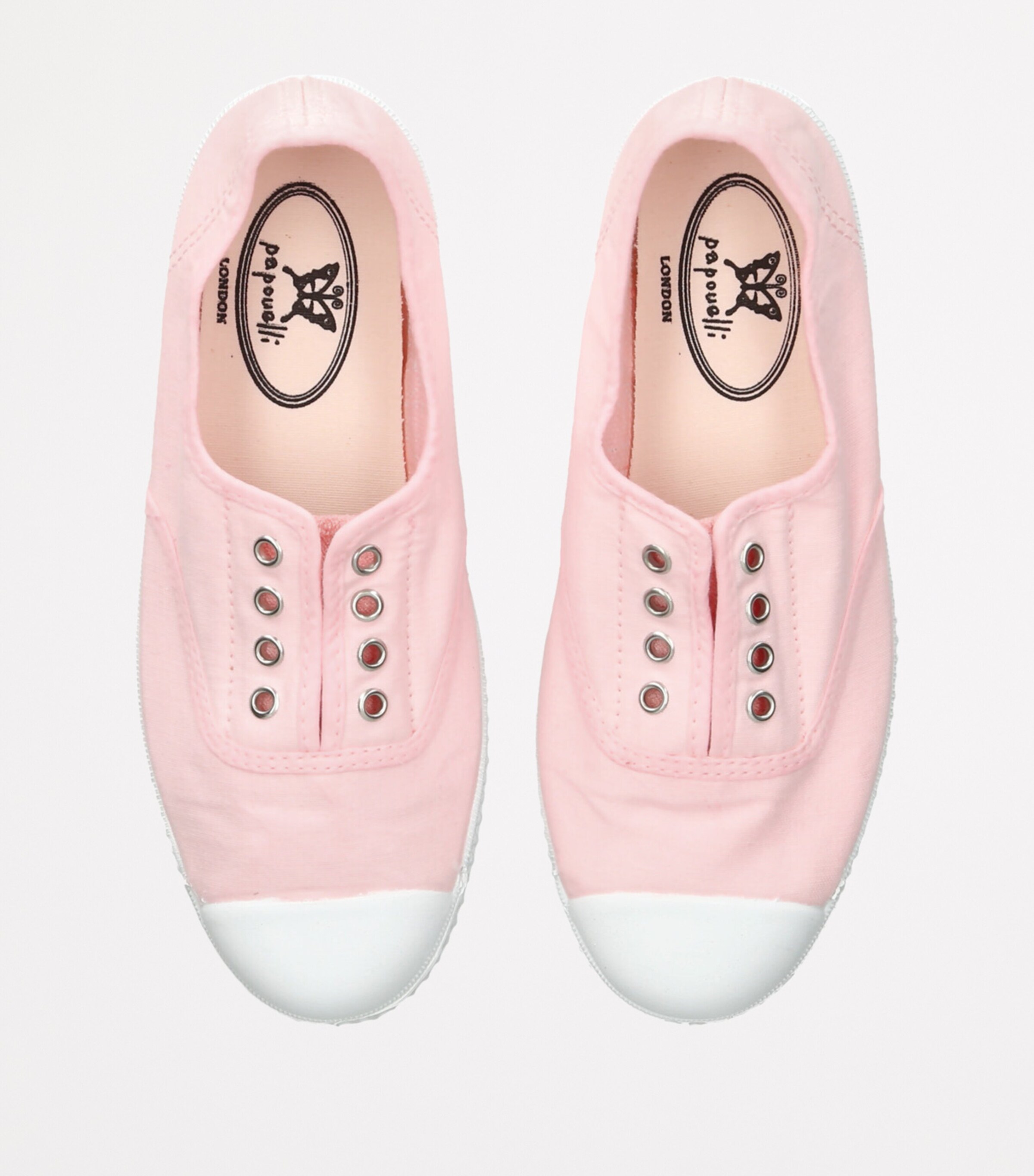 papouelli Organic Canvas Darcie Sneakers Pale Pink Image 4