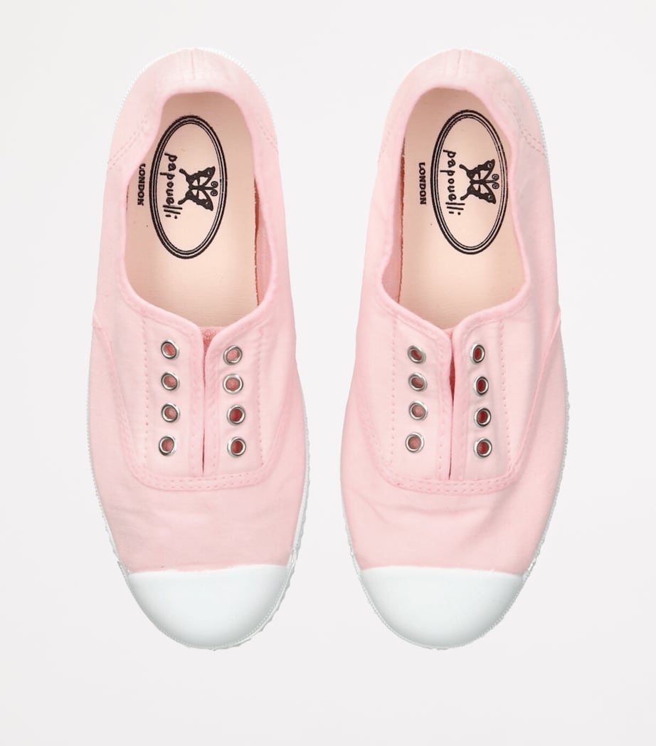 papouelli Organic Canvas Darcie Sneakers Pale Pink Image 4