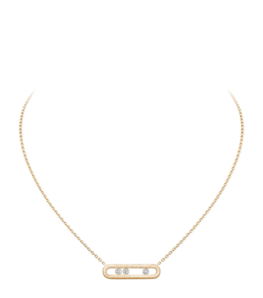 Messika Move Classique Yellow Gold and Diamond Necklace Yellow Gold Image 1