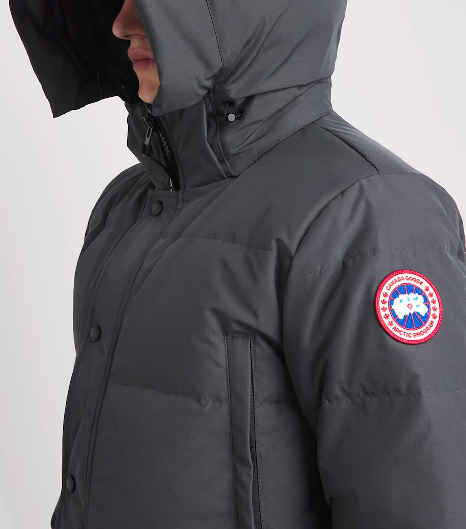 Canada Goose Mens Wyndham Parka Jacket Granite Grey Image 3