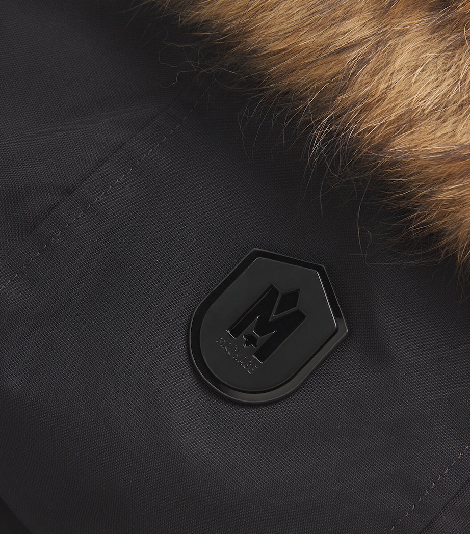 Fur-Trim Jeni-FZ Down Coat BLACK C0001 Image 5