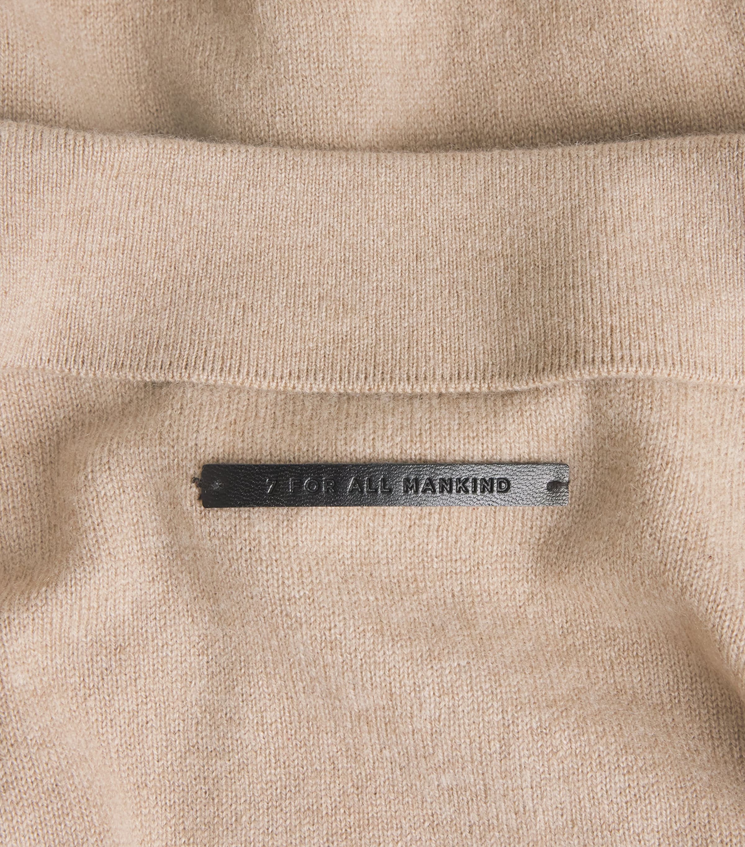 Cashmere Long-Sleeve Polo Shirt 1PM - BEIGE Image 5