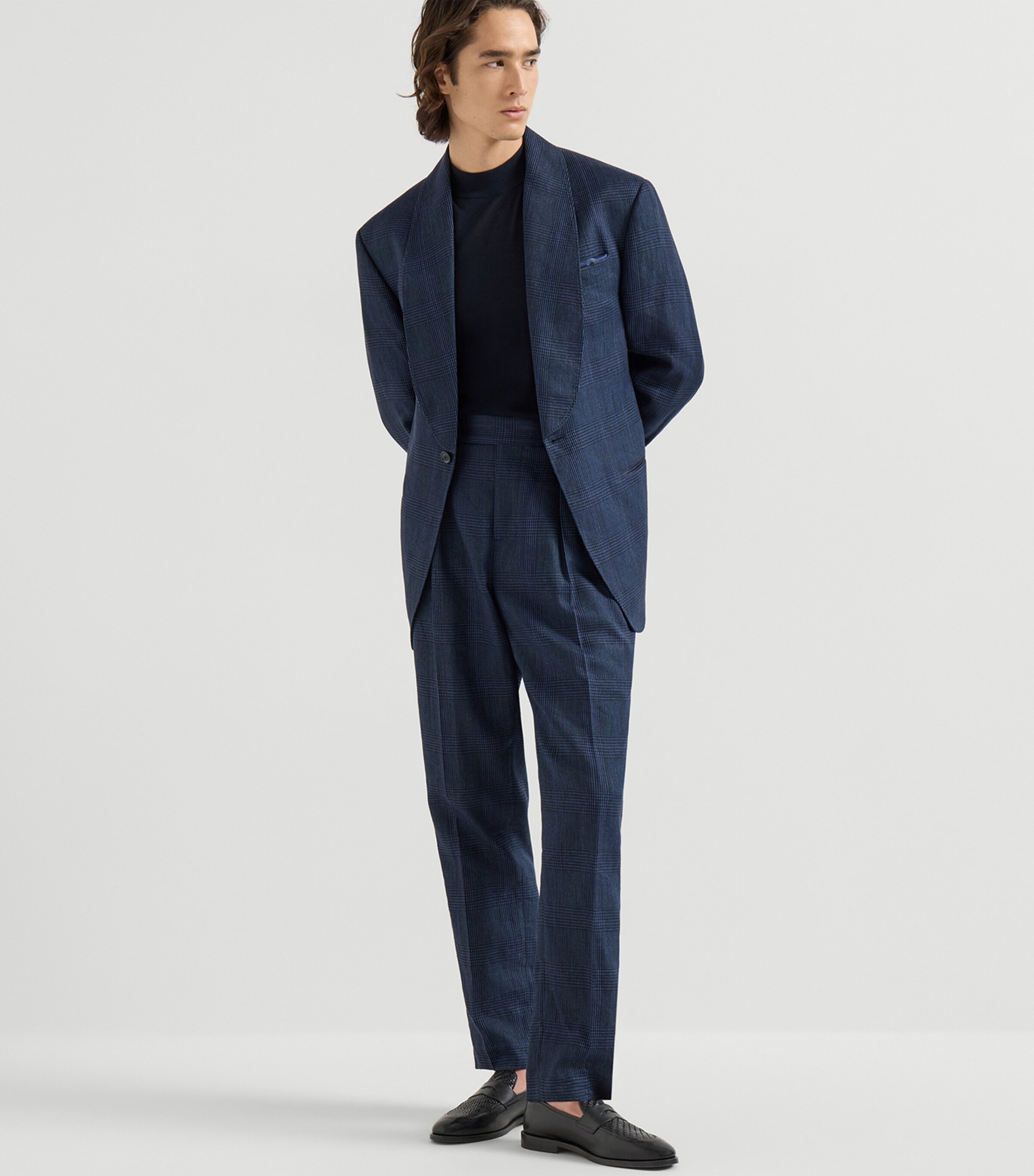 Silk-Cotton High-Neck Sweater C2425 Image 5