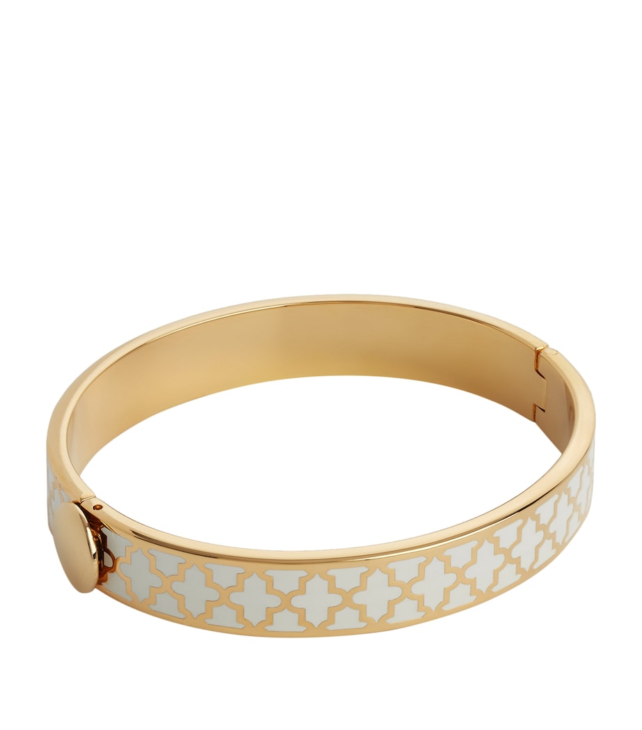 Gold-Plated Agama Bangle CREAM/GOLD Image 2