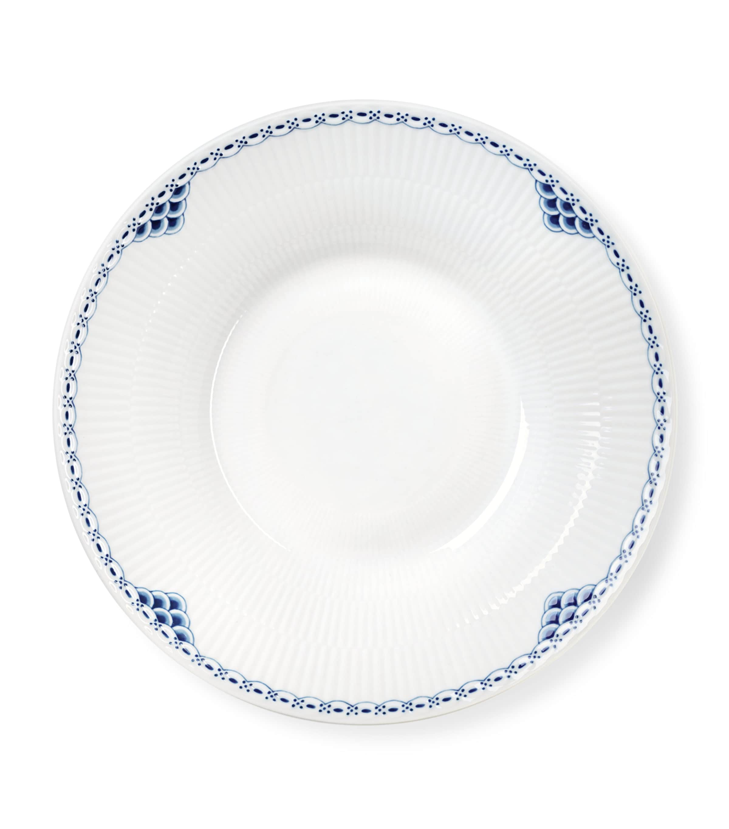 Royal Copenhagen Porcelain Princess Deep Plate In Blue