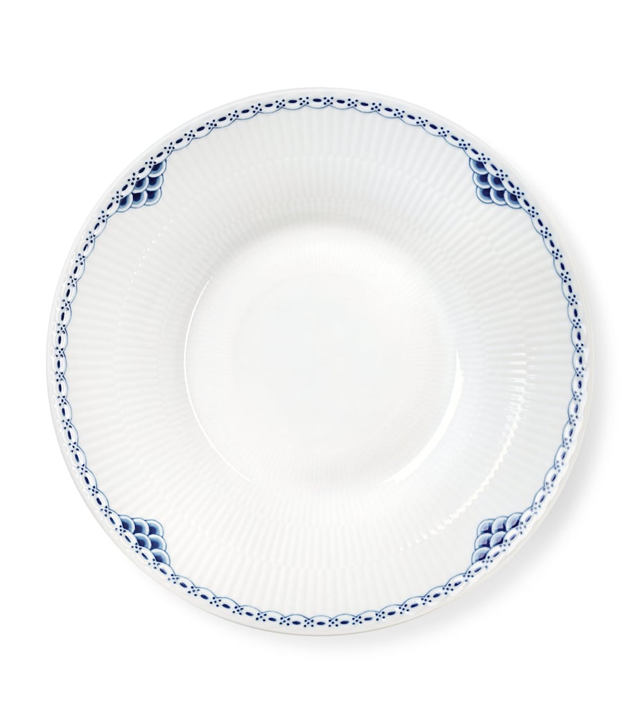 Porcelain Princess Deep Plate (24cm) BLUE Image 1