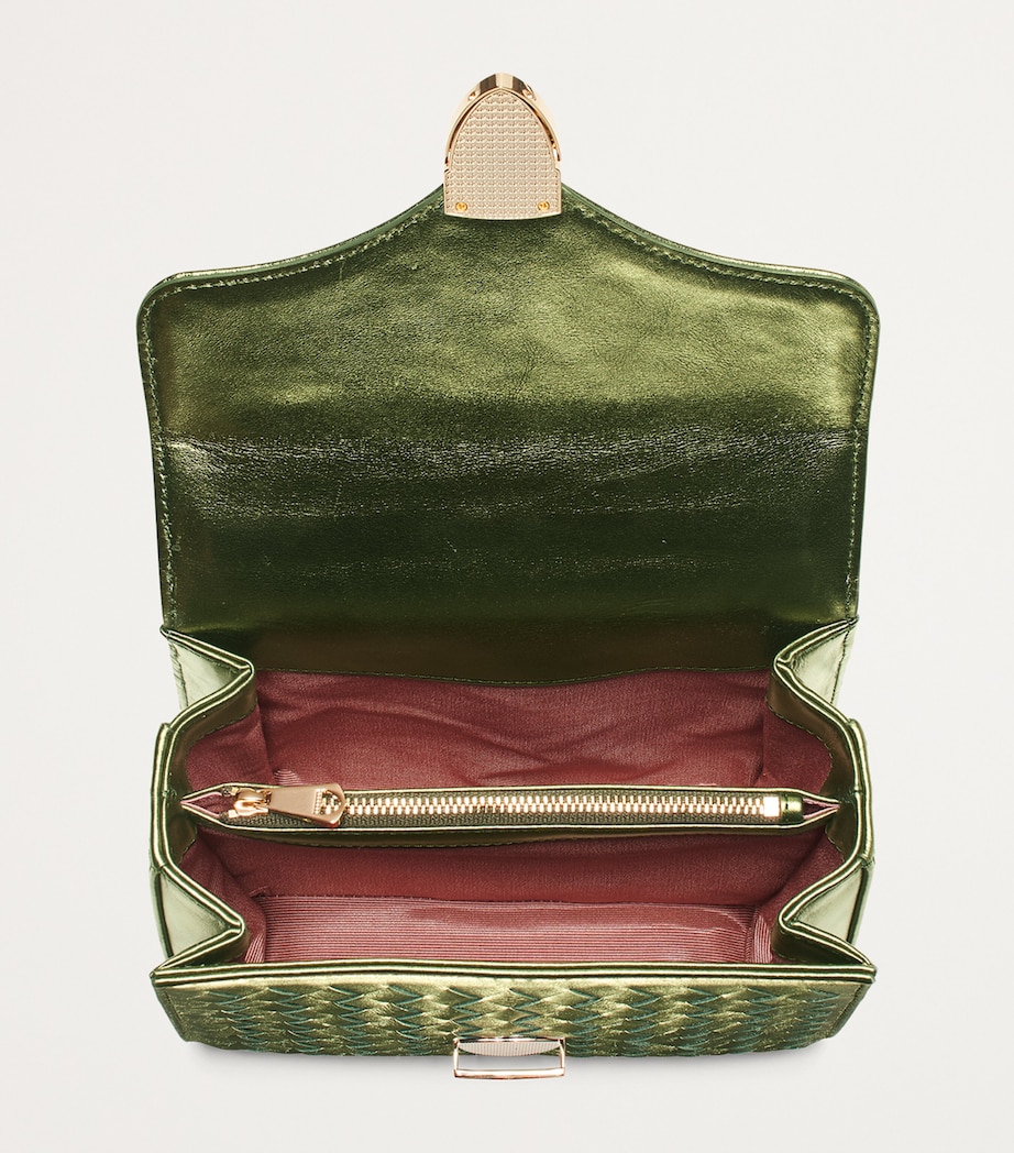 Midi Mayfair Top-Handle Bag GREEN Image 5