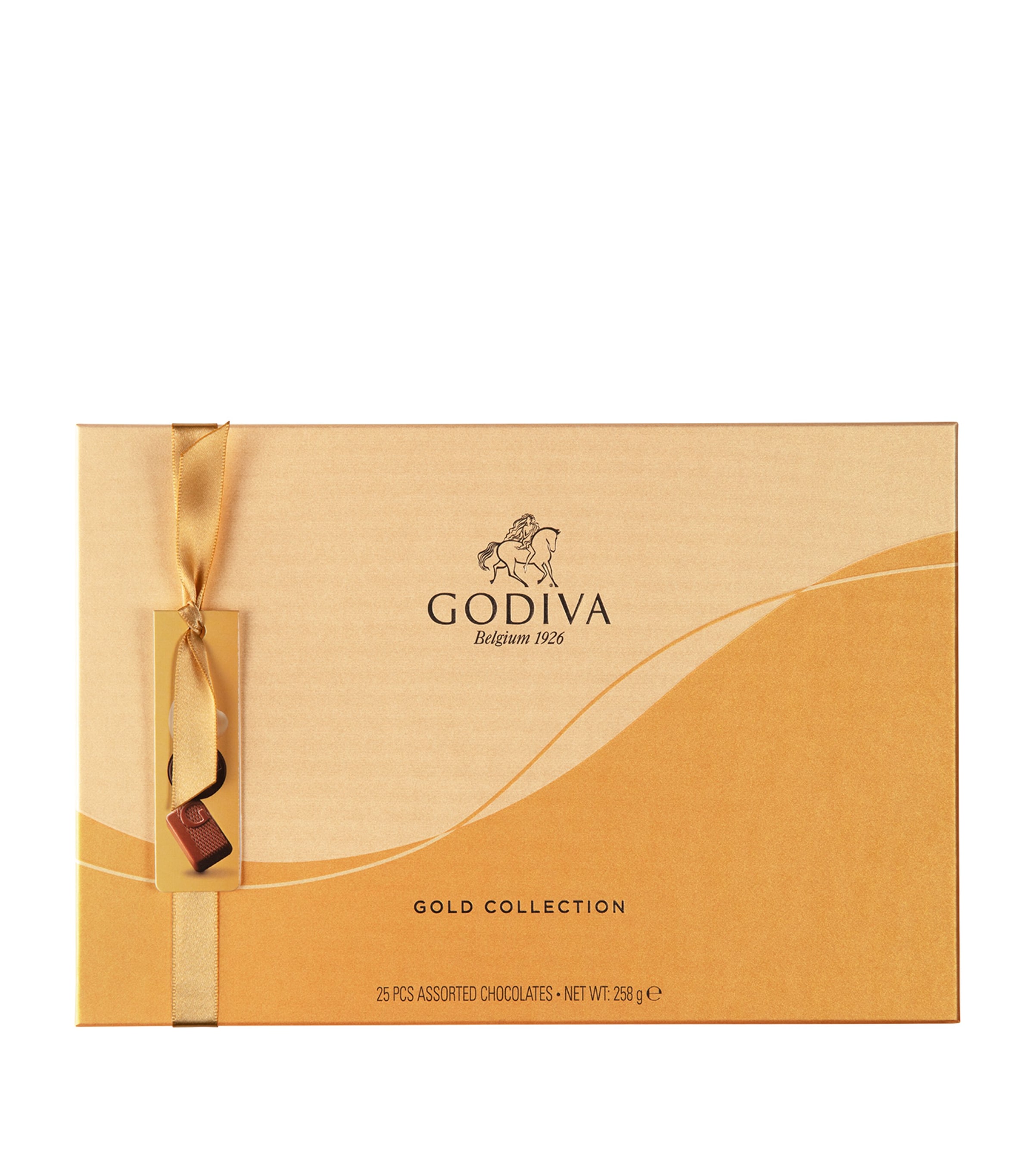 Godiva Milk, White and Dark Chocolate 25-Piece Gold Selection Box (258g) Image 2