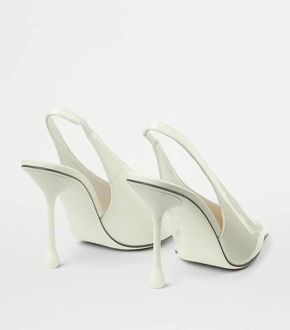 Isa 95 Leather Slingback Pumps LATTE Image 3